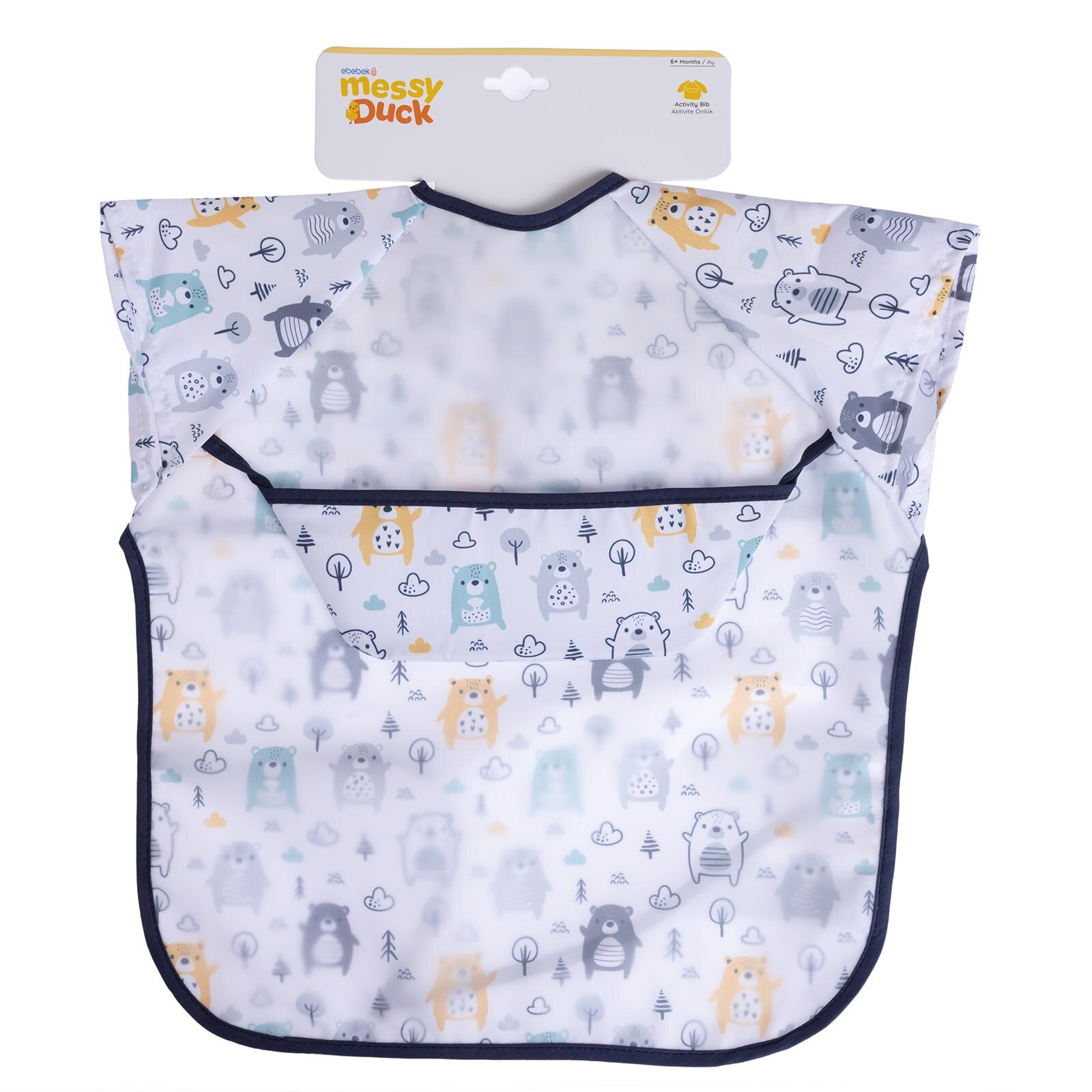 Kısa Kollu Hazneli Faaliyet Önlük - Bear