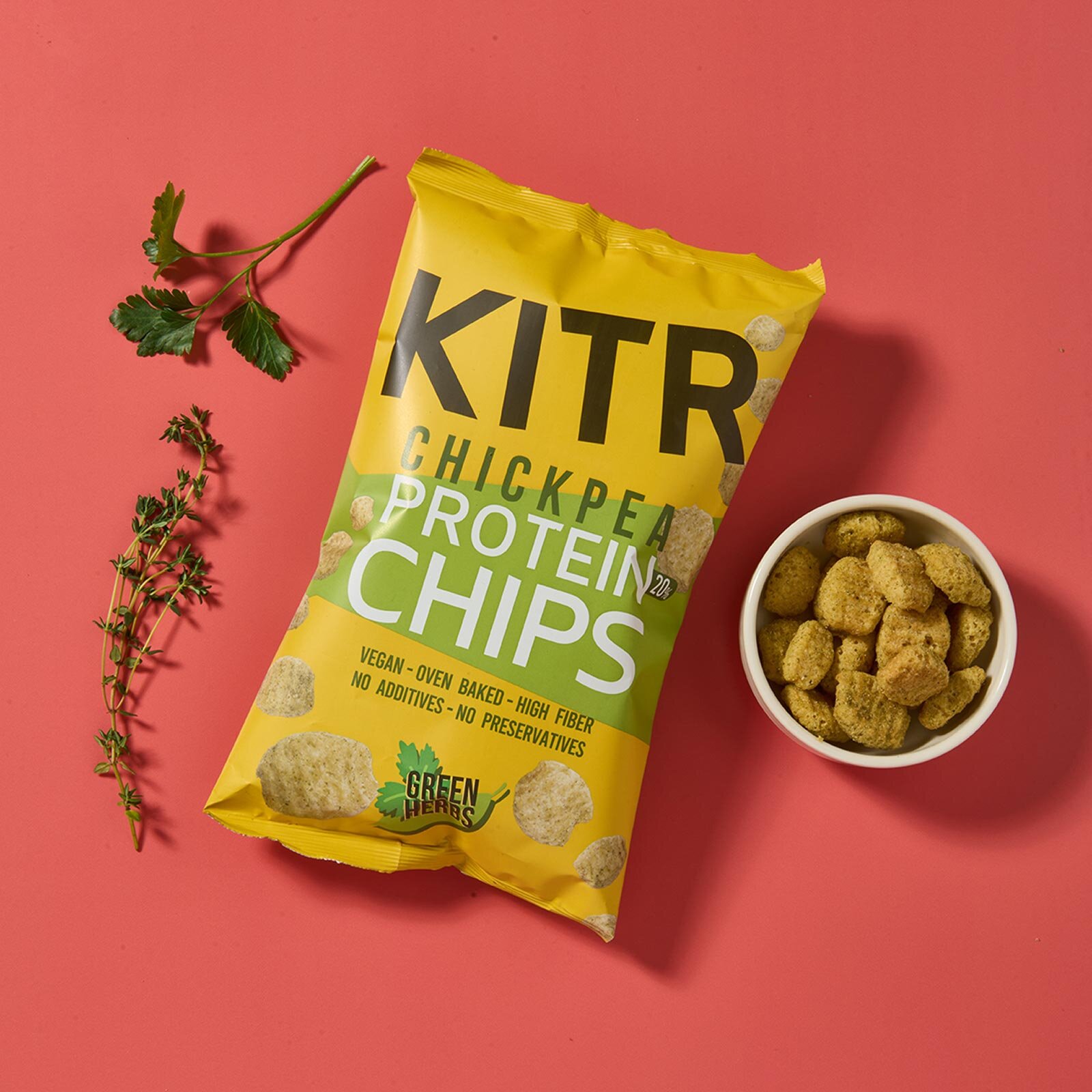 KITR Yüksek Protein Nohut Cipsi Yeşil Baharat