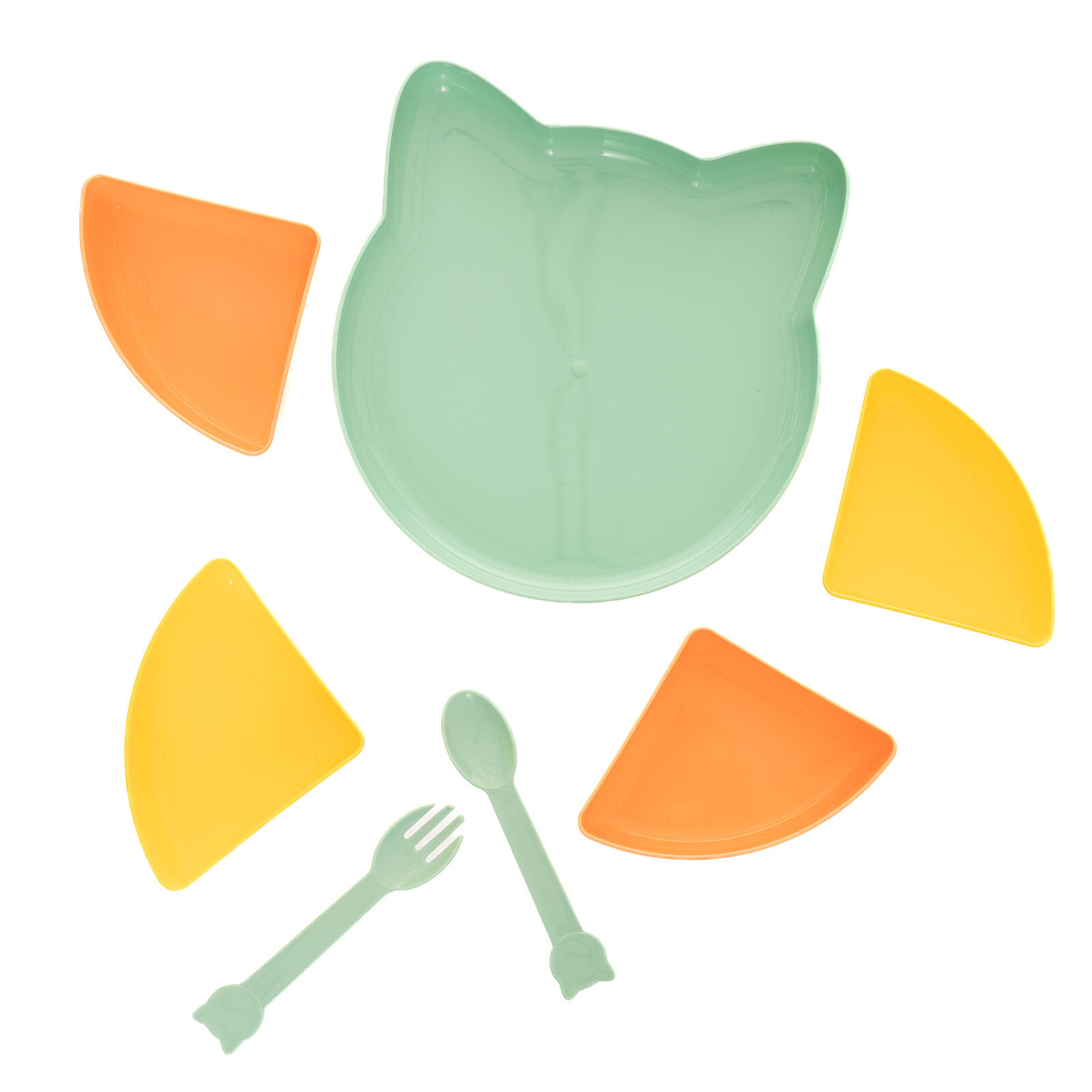 Kitty Mama Tabağı - 7 Parça Tropik Kitty Mama Tabağı - 7 Parça Tropik