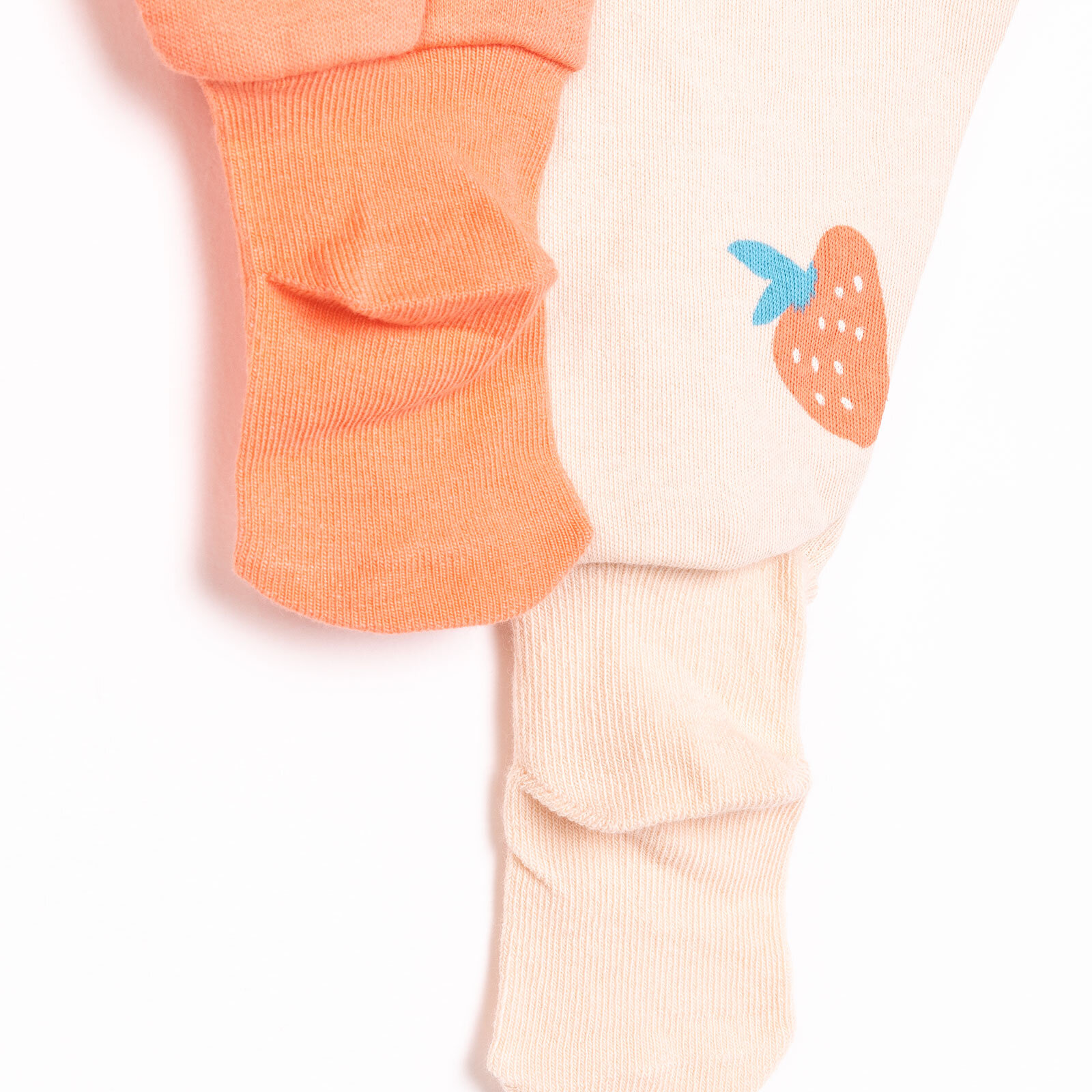 Kız 2li Çoraplı Pantolon metraj Kız Bebek