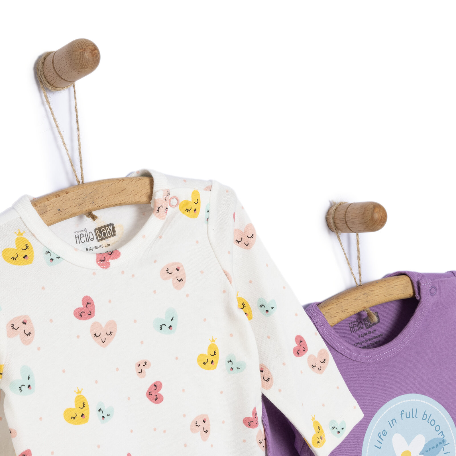 Kız 2li Uzun Kol Body Kız Bebek