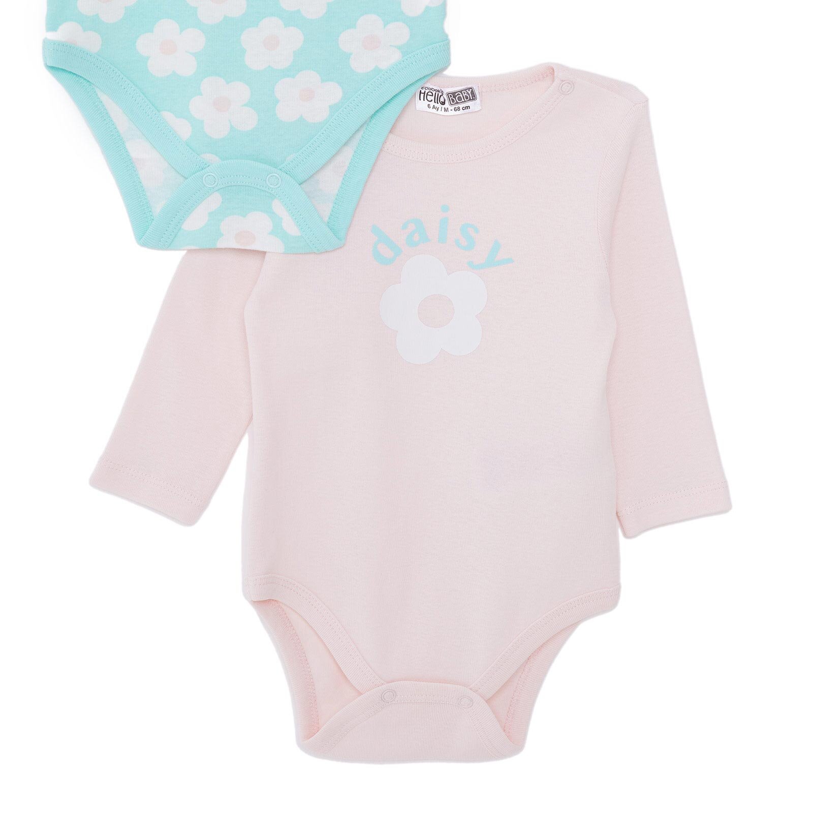 Kız 2li Uzun Kol Body Kız Bebek