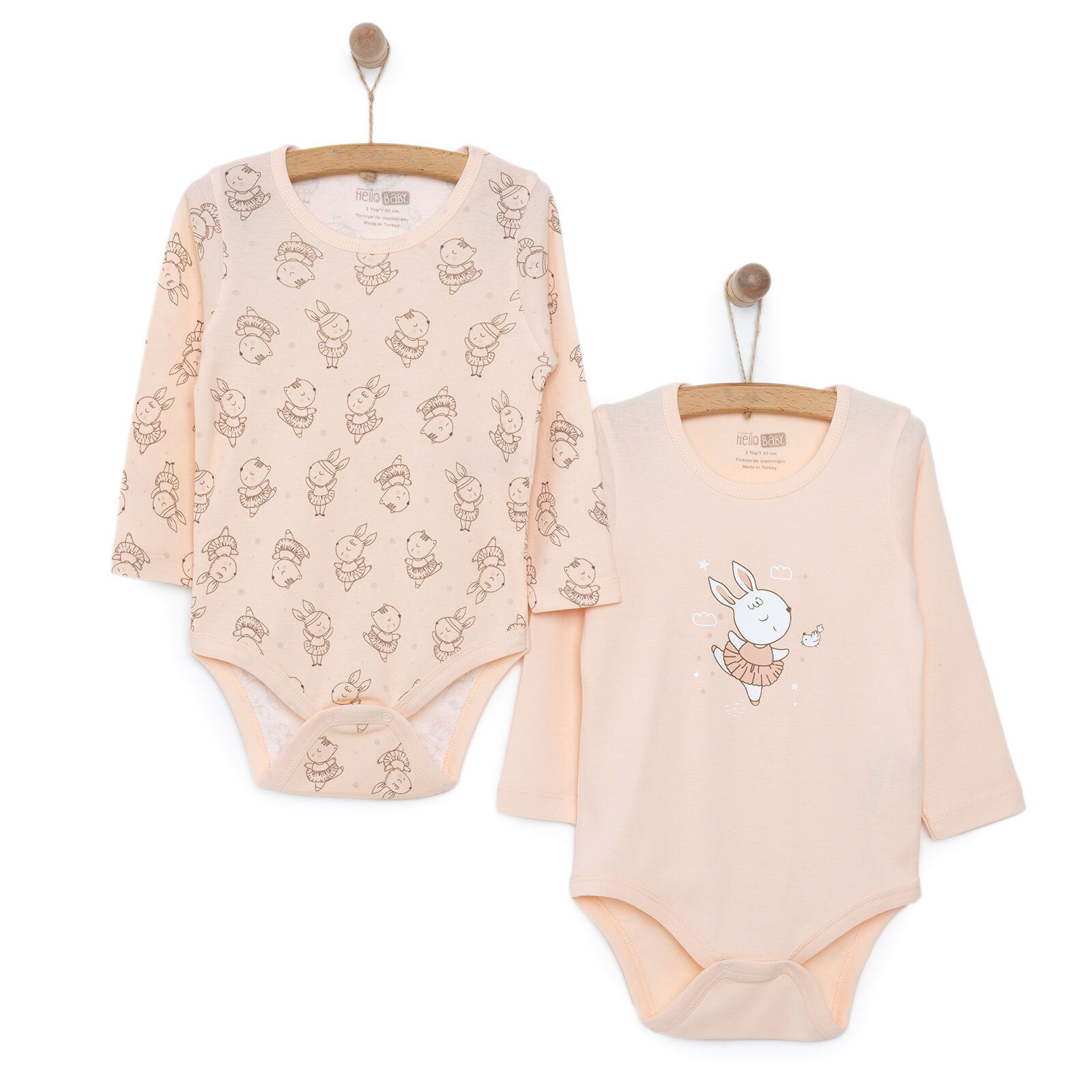 Kız 2li Uzun Kol Body Kız Bebek Kız 2li Uzun Kol Body Kız Bebek