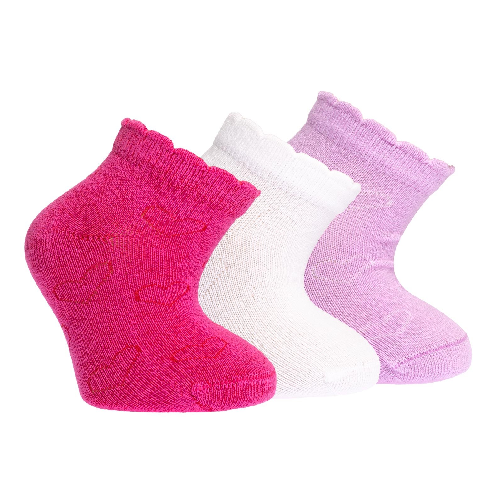 Kız 3'lü Bilek Çorap Kız Bebek