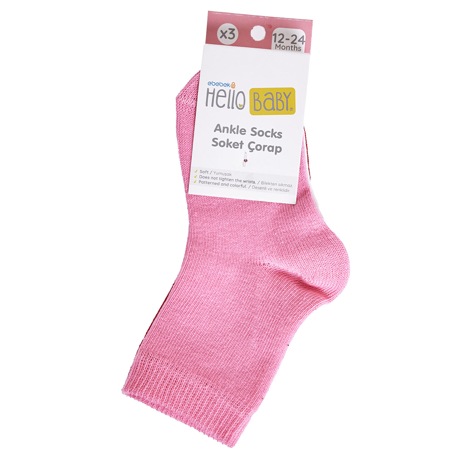 Kız 3lü Soket Çorap Kız Bebek Kız 3lü Soket Çorap Kız Bebek