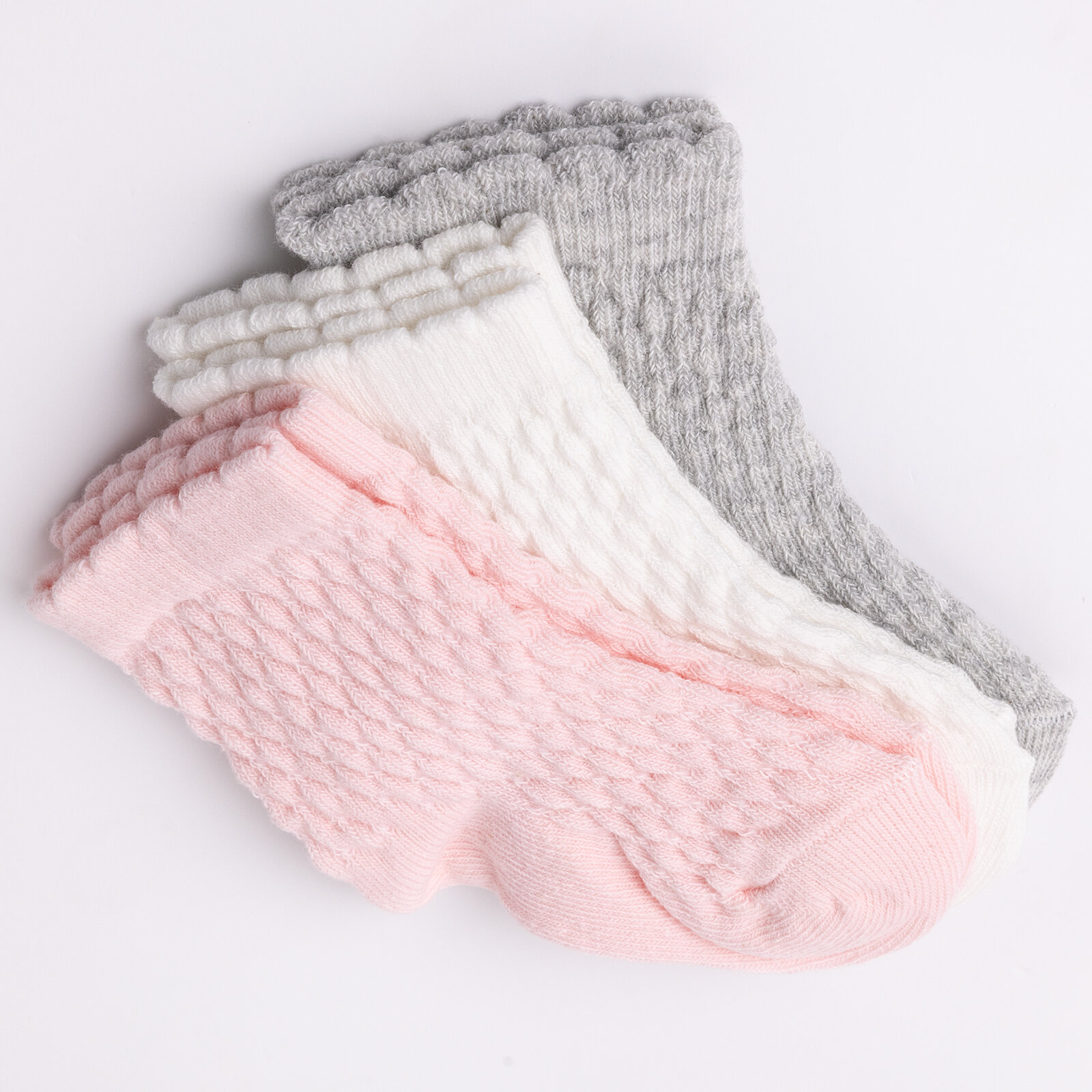 Kız Bebek 3lü Soket Çorap