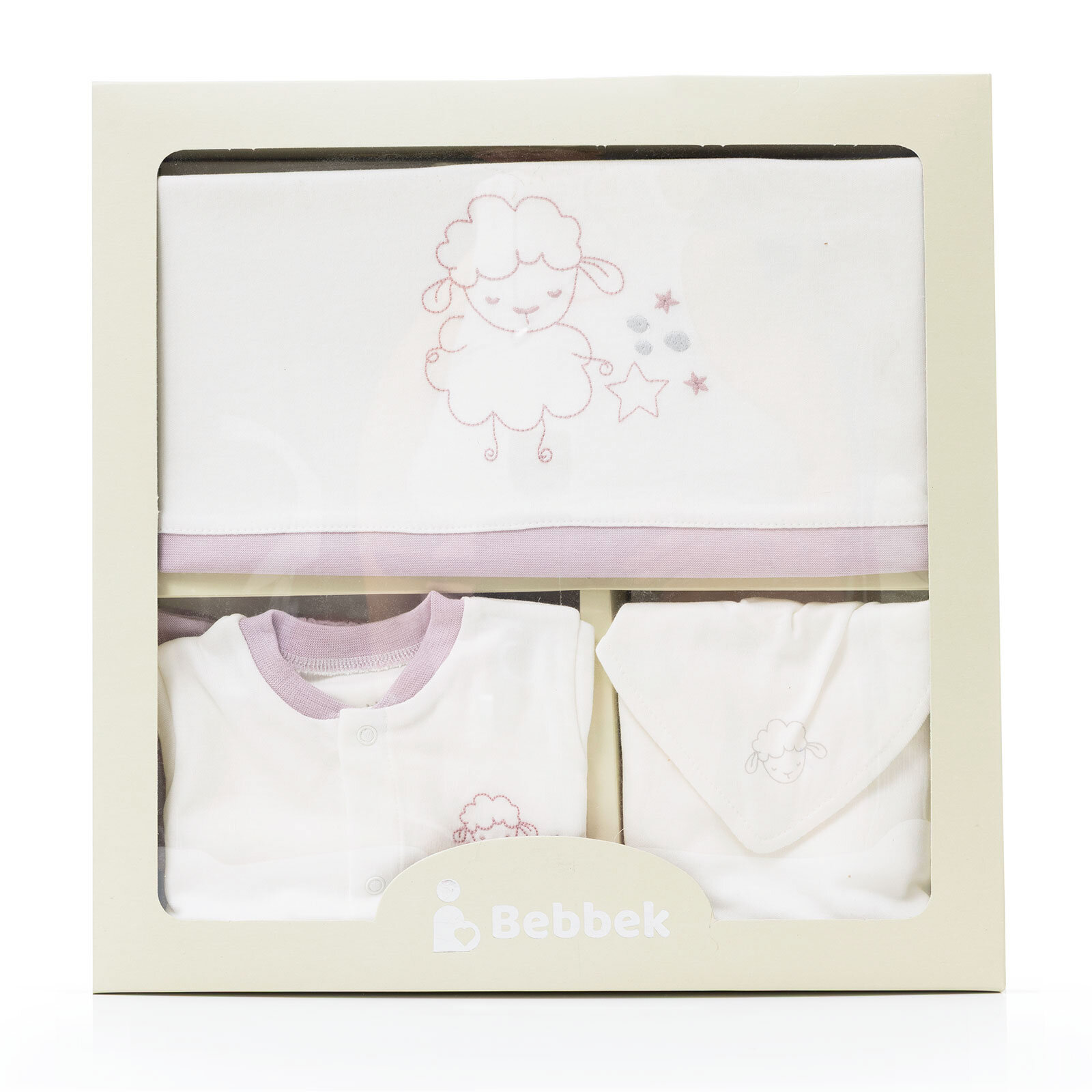 Kız Bebek 10'lu Hastane Çıkışı İnterlok V Yaka Uzun Kol Patikli Kız Bebek 10'lu Hastane Çıkışı İnterlok V Yaka Uzun Kol Patikli