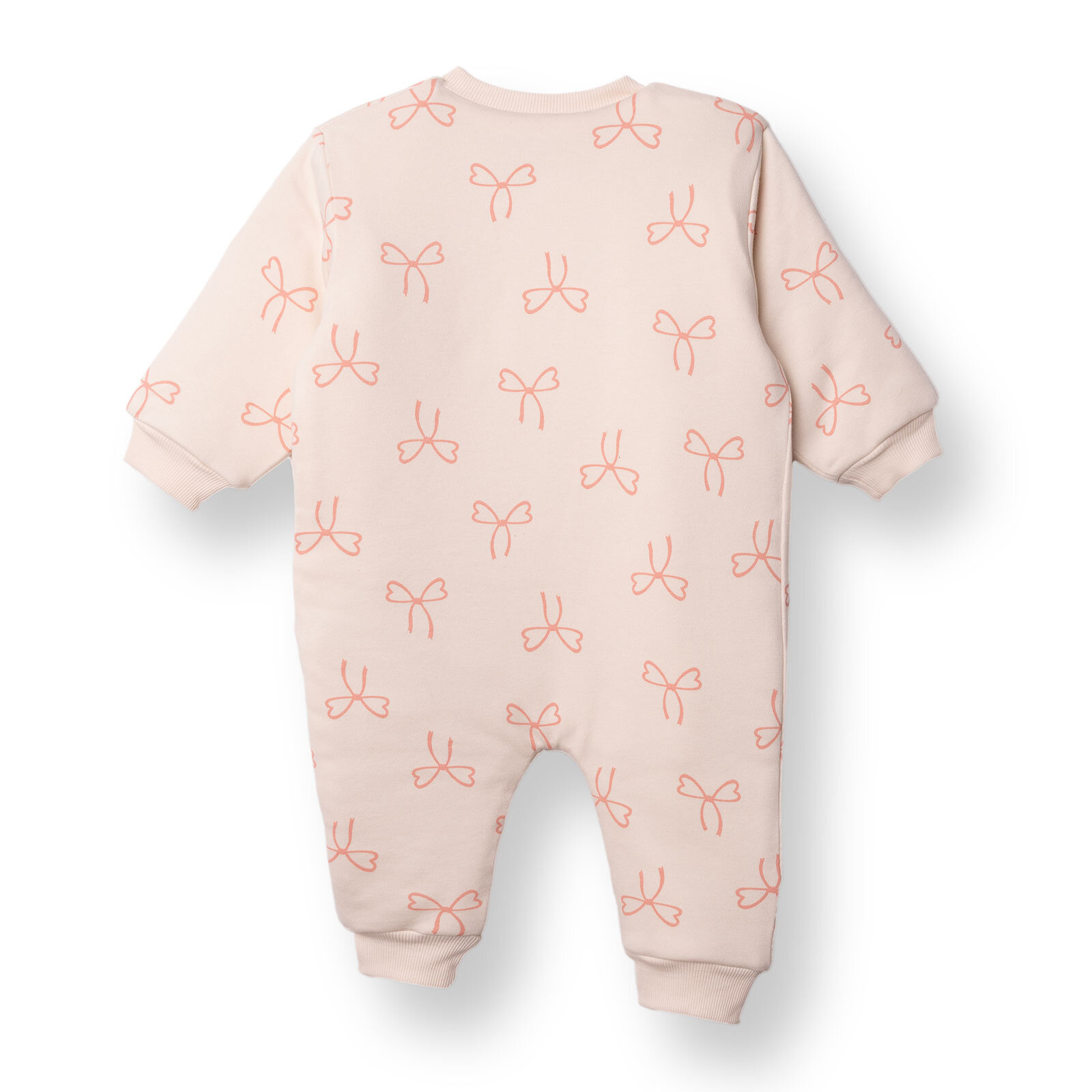 Kız Bebek 2.5 Tog Uyku Tulumu İnterlok Bisiklet Yaka Uzun Kol Ribanalı Paça
