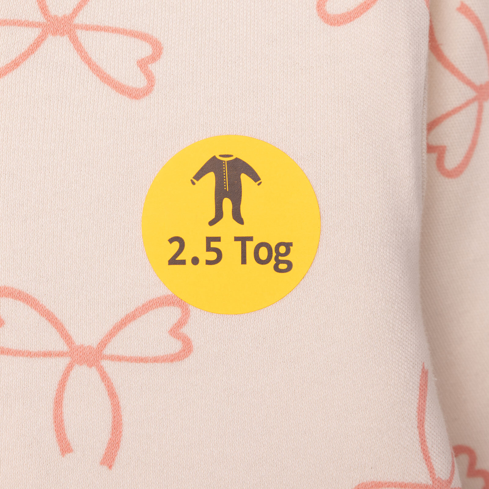 Kız Bebek 2.5 Tog Uyku Tulumu İnterlok Bisiklet Yaka Uzun Kol Ribanalı Paça