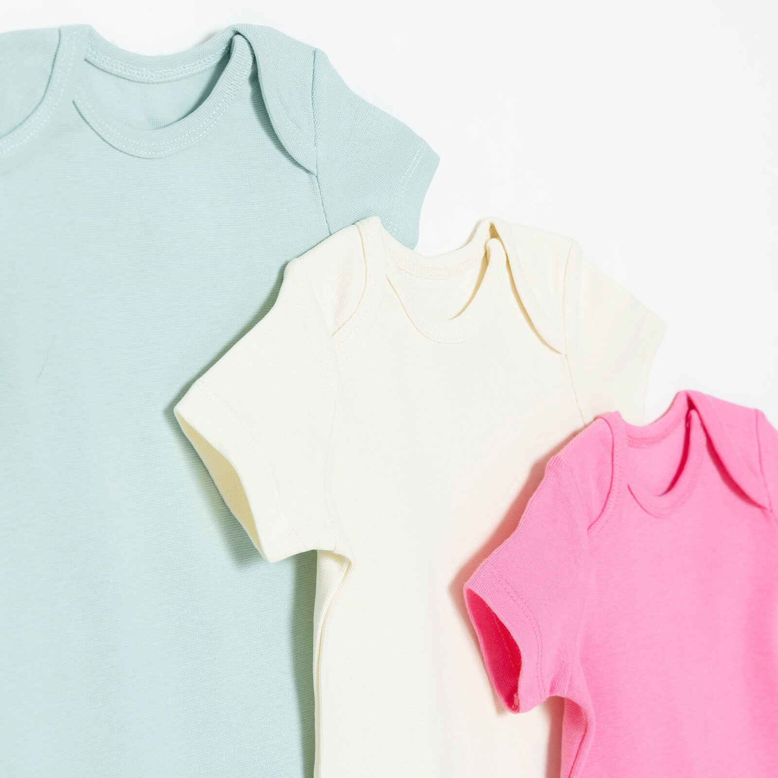 Kız Bebek 3lü Atlet Body Ribana Bisiklet Yaka Kısa Kol Kız Bebek 3lü Atlet Body Ribana Bisiklet Yaka Kısa Kol