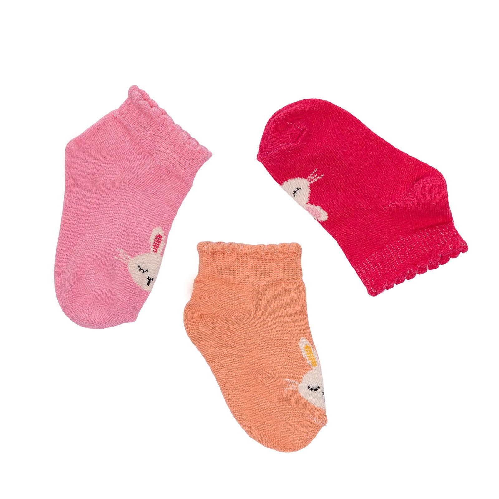 Kız Bebek 3'lü Bilek Çorap