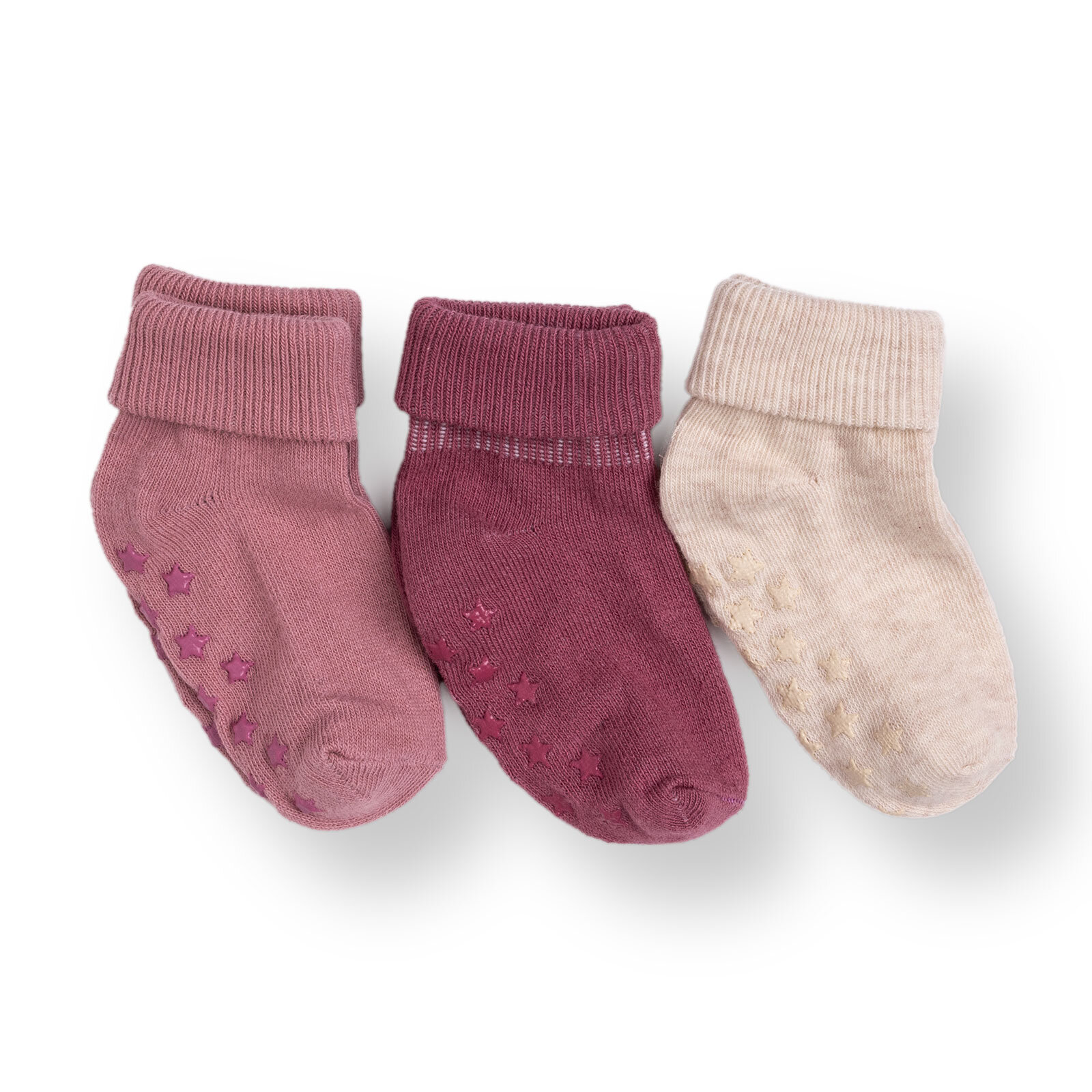 Kız Bebek 3lü Kıvrık Çorap Kız Bebek 3lü Kıvrık Çorap
