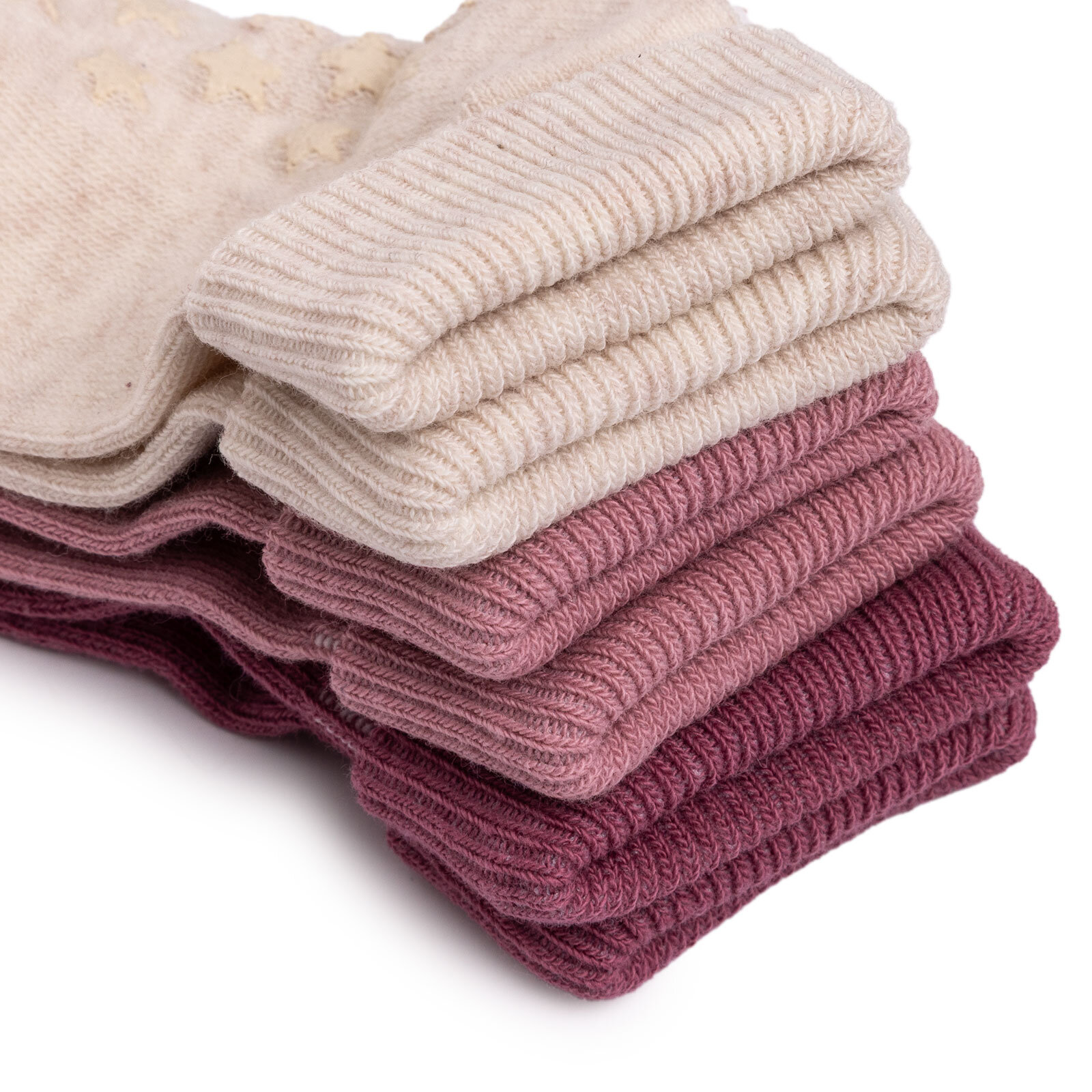 Kız Bebek 3lü Kıvrık Çorap Kız Bebek 3lü Kıvrık Çorap