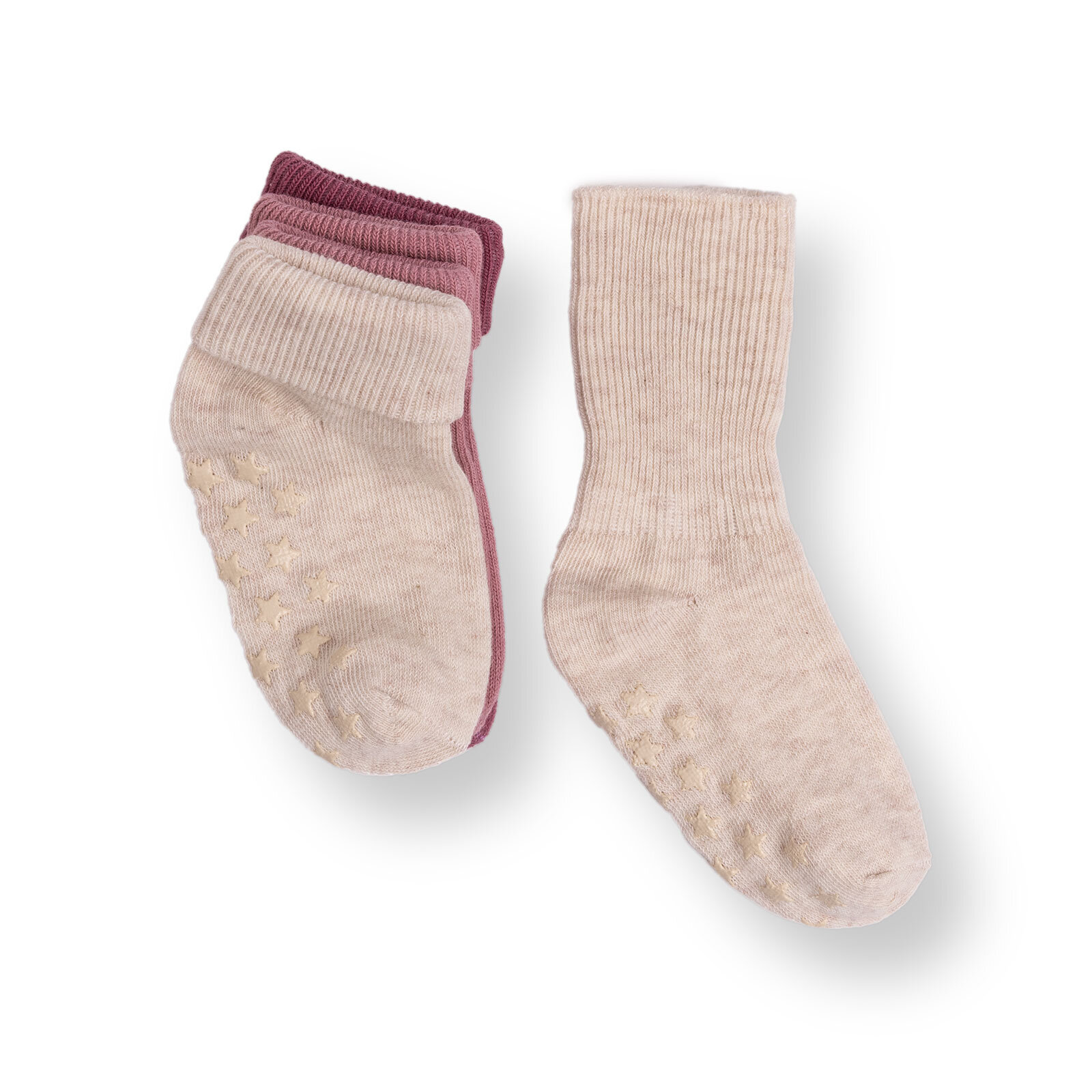 Kız Bebek 3lü Kıvrık Çorap Kız Bebek 3lü Kıvrık Çorap