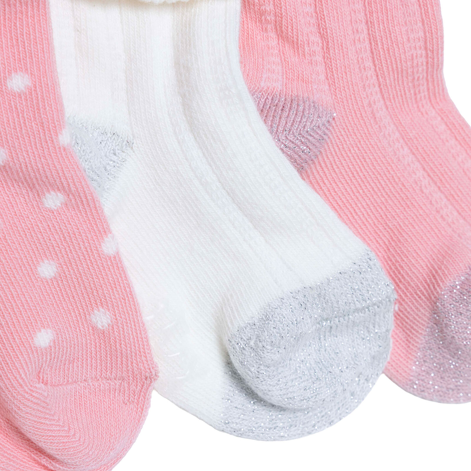 Kız Bebek 3lü Kıvrık Çorap