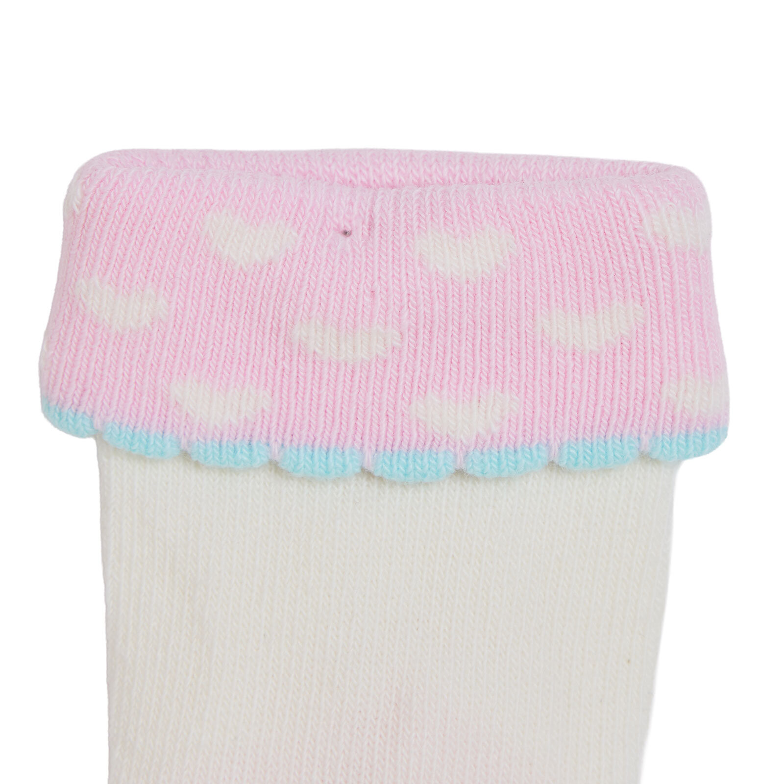 Kız Bebek 3lü Kıvrık Çorap