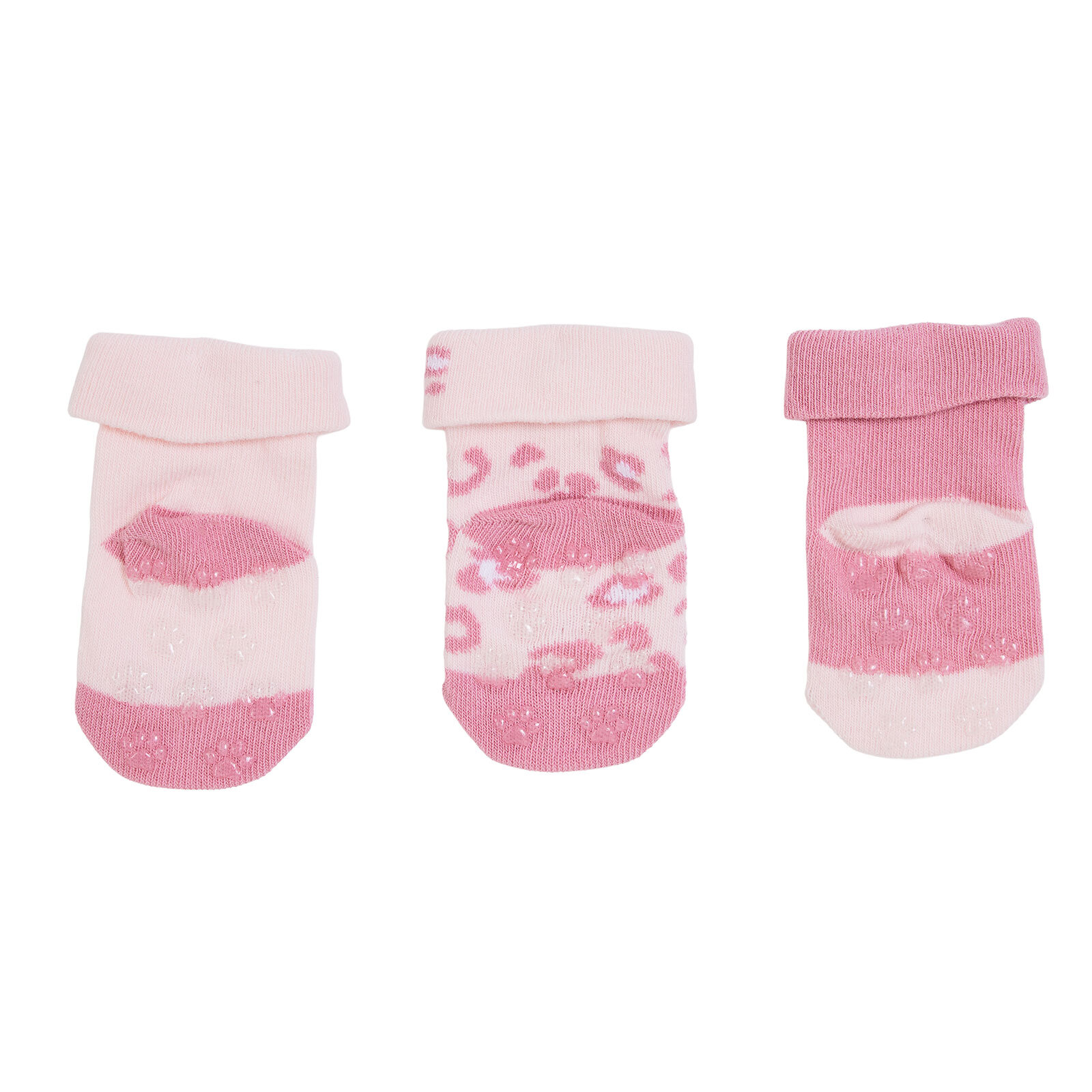 Kız Bebek 3lü Kıvrık Çorap