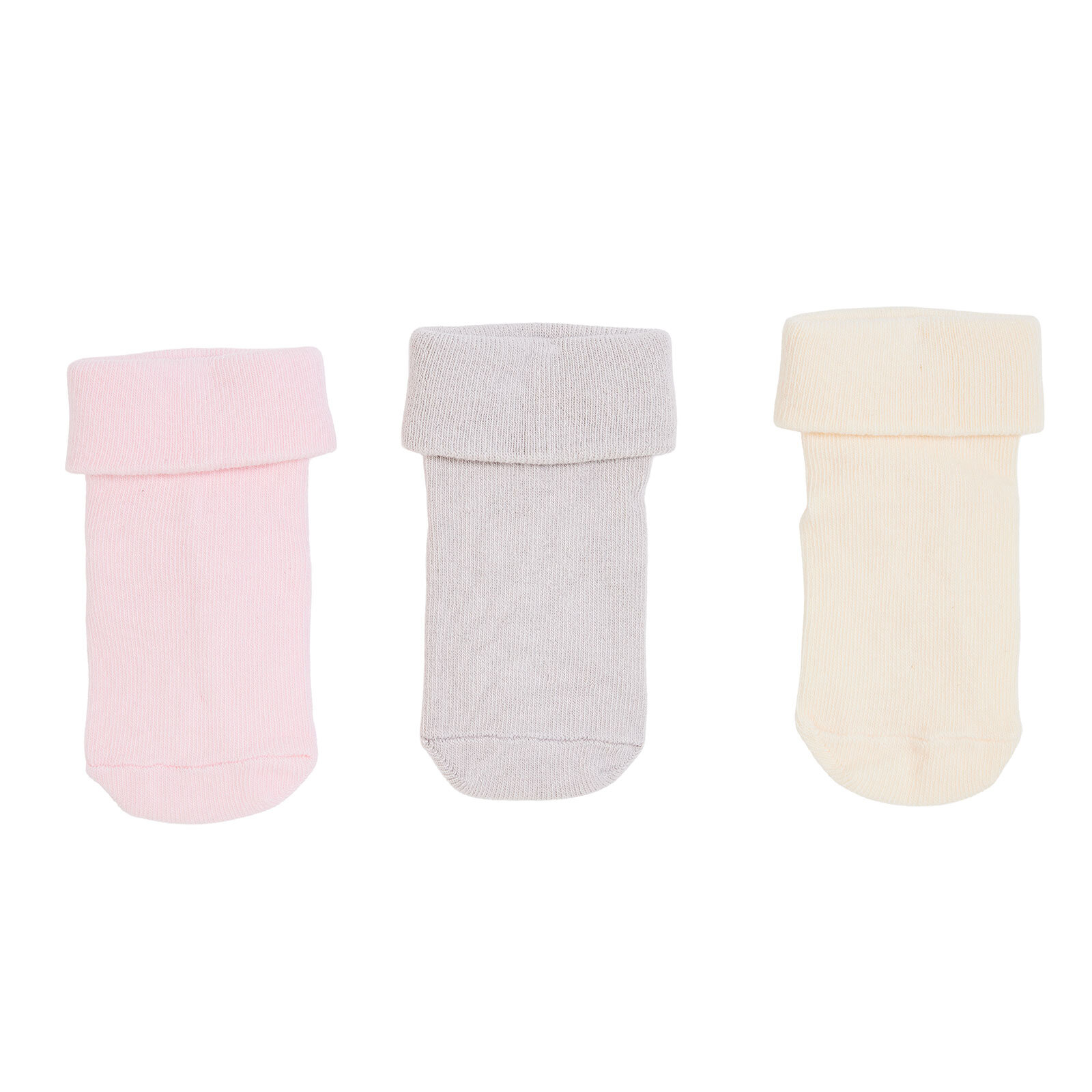 Kız Bebek 3lü Kıvrık Çorap