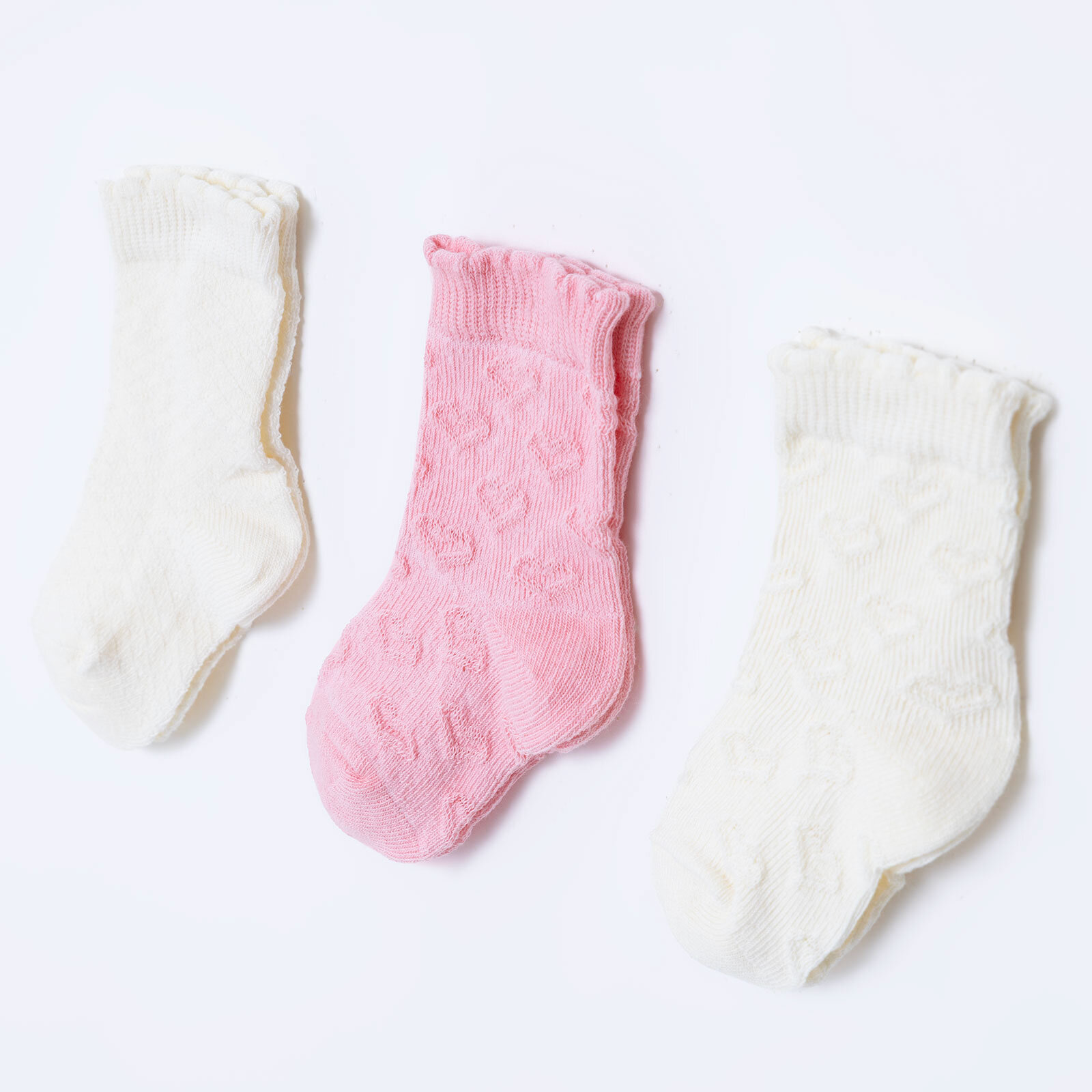 Kız Bebek 3lü Soket Çorap Kız Bebek 3lü Soket Çorap