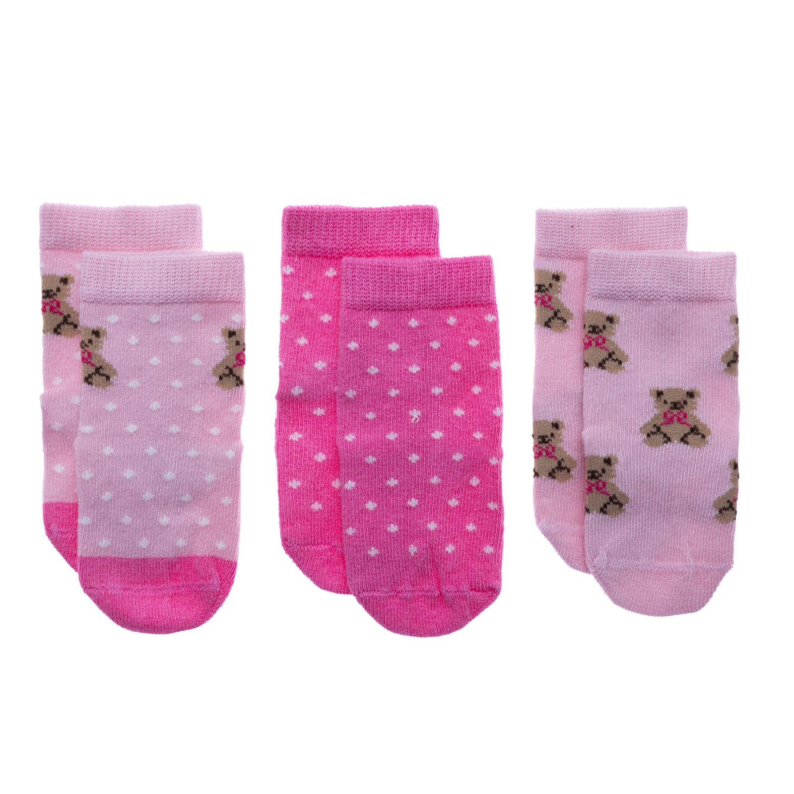 Kız Bebek 3lü Soket Çorap