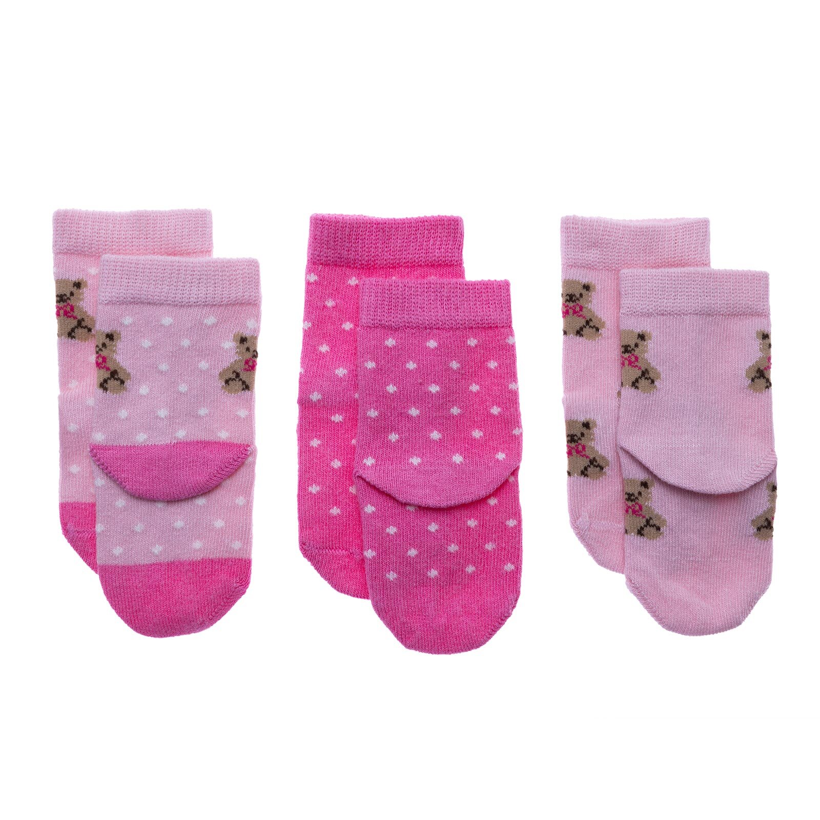 Kız Bebek 3lü Soket Çorap