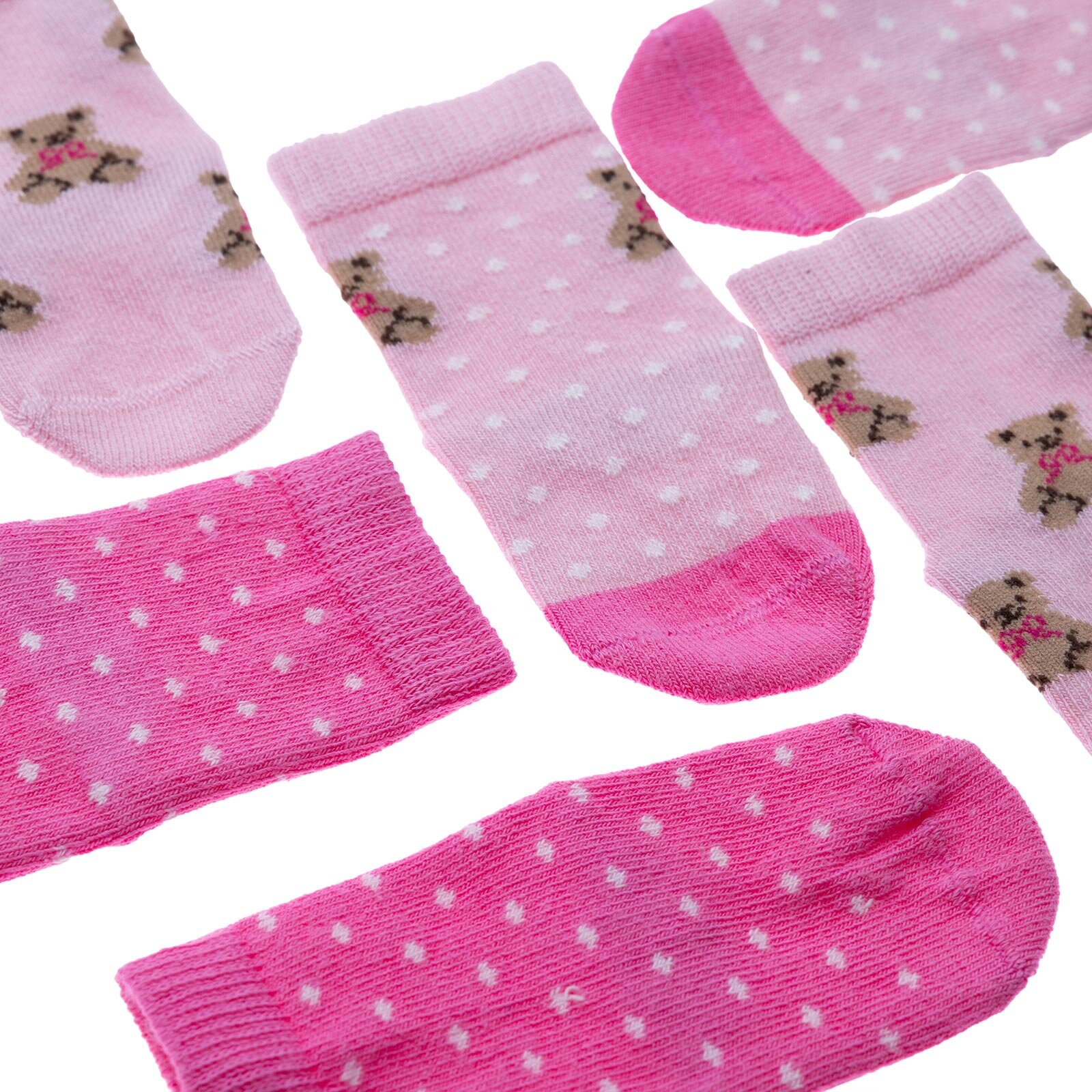 Kız Bebek 3lü Soket Çorap