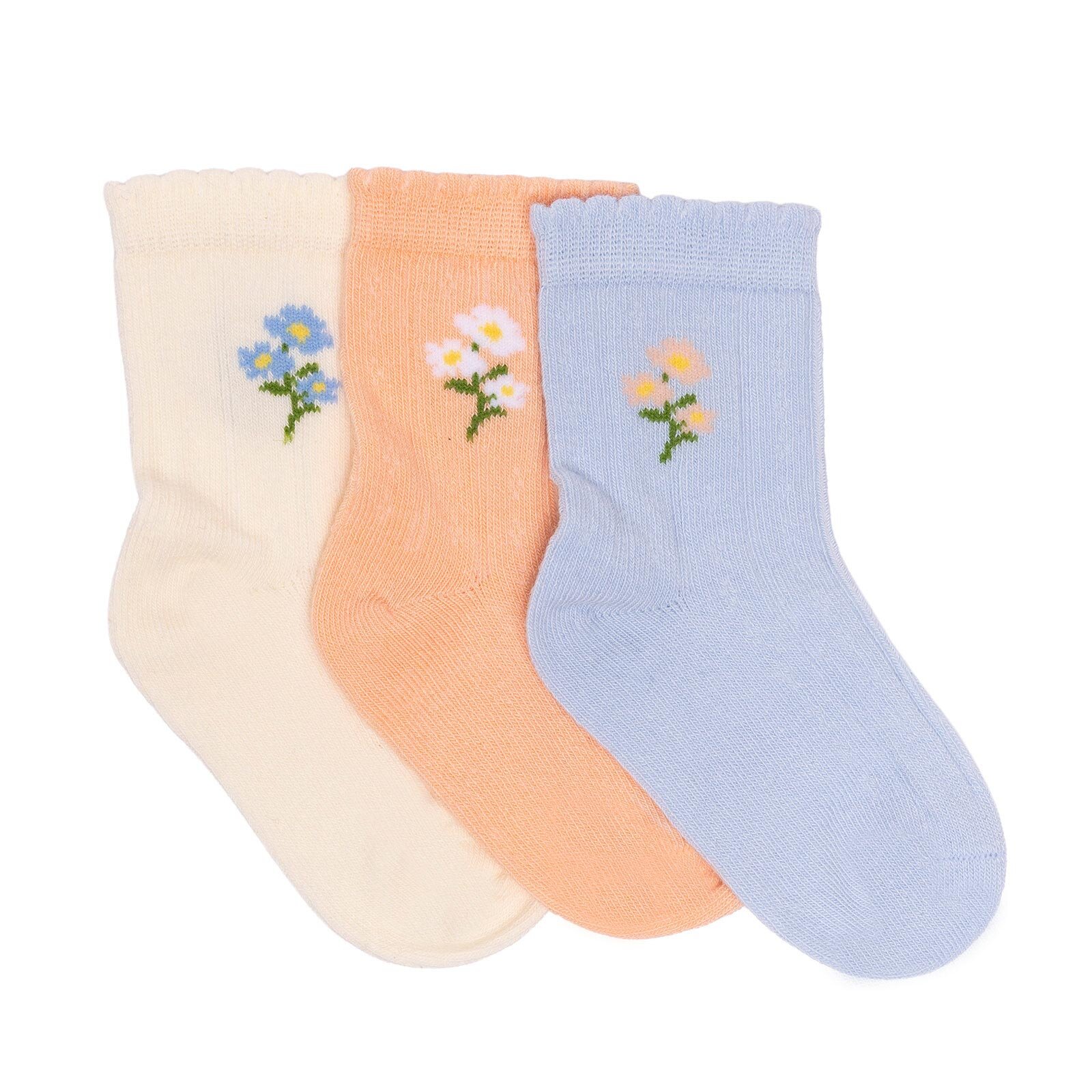 Kız Bebek 3lü Soket Çorap