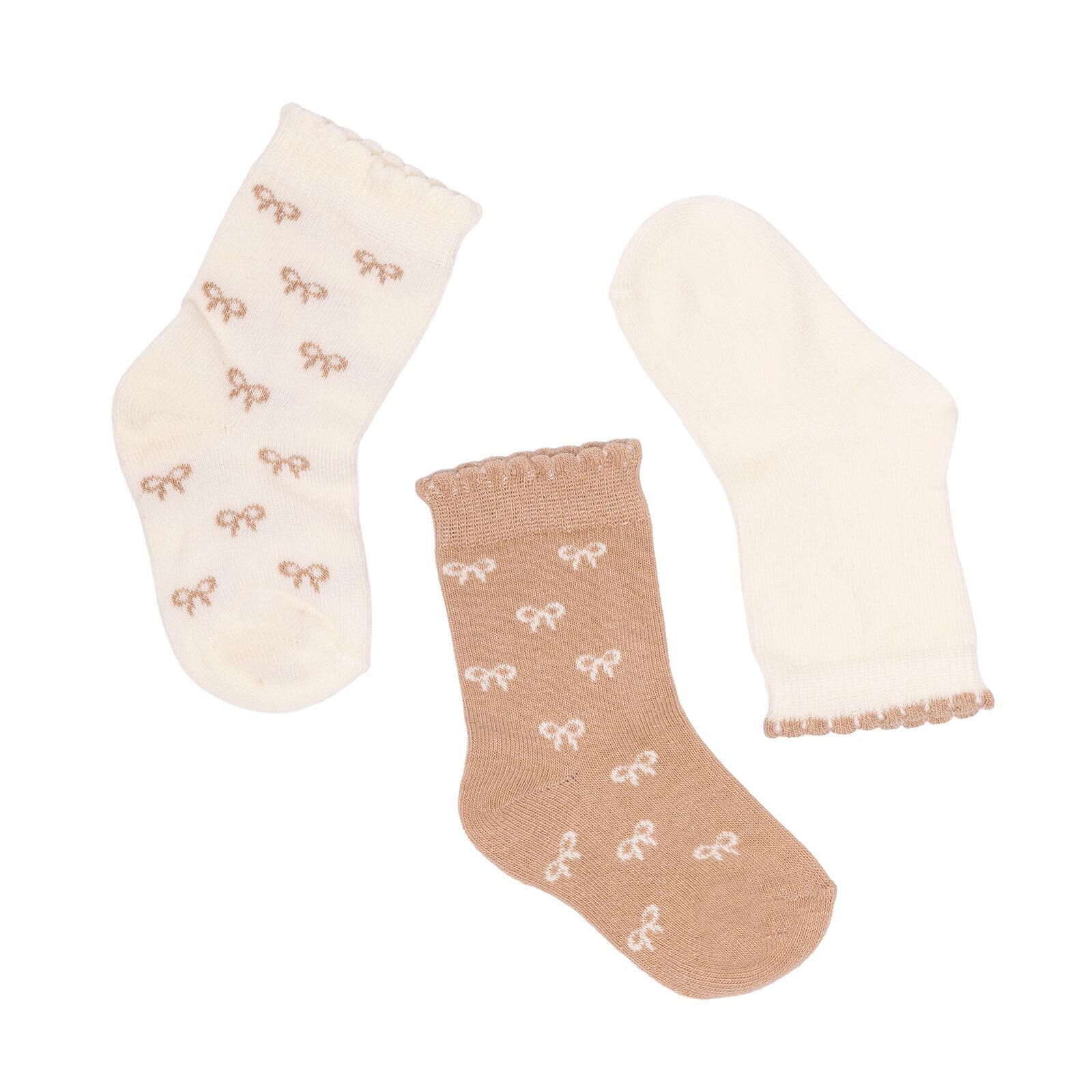 Kız Bebek 3lü Soket Çorap