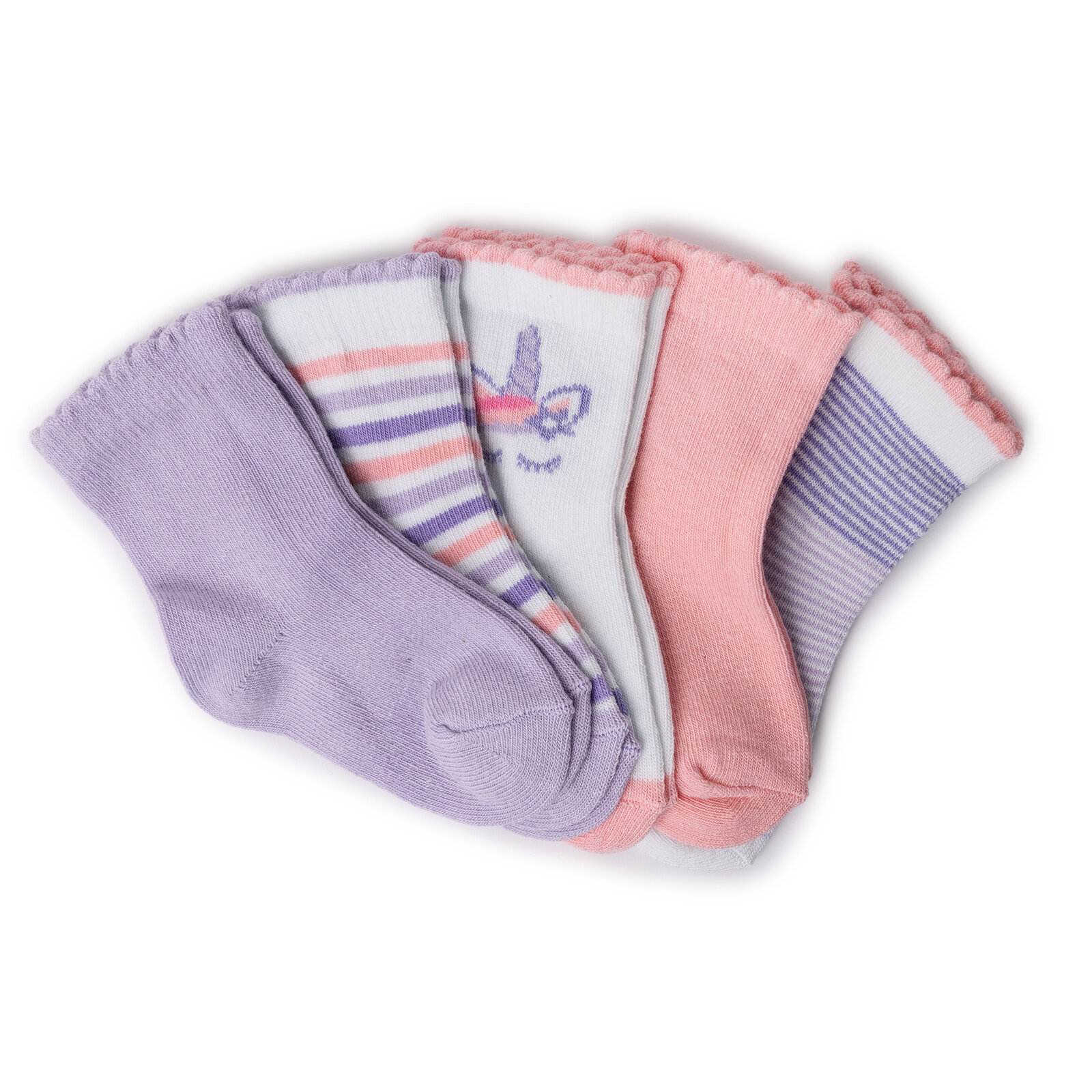 Kız Bebek 5'li Soket Çorap Kız Bebek 5'li Soket Çorap