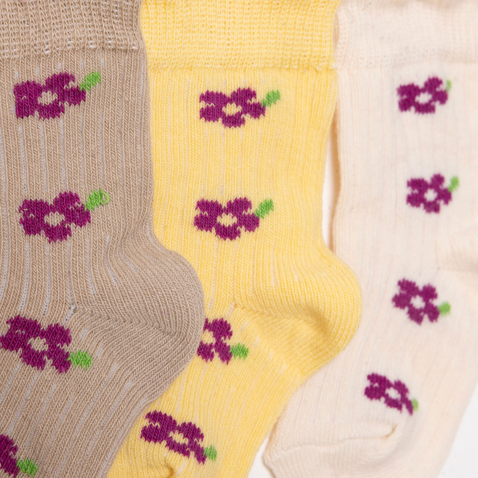 Kız Bebek 5'li Soket Çorap