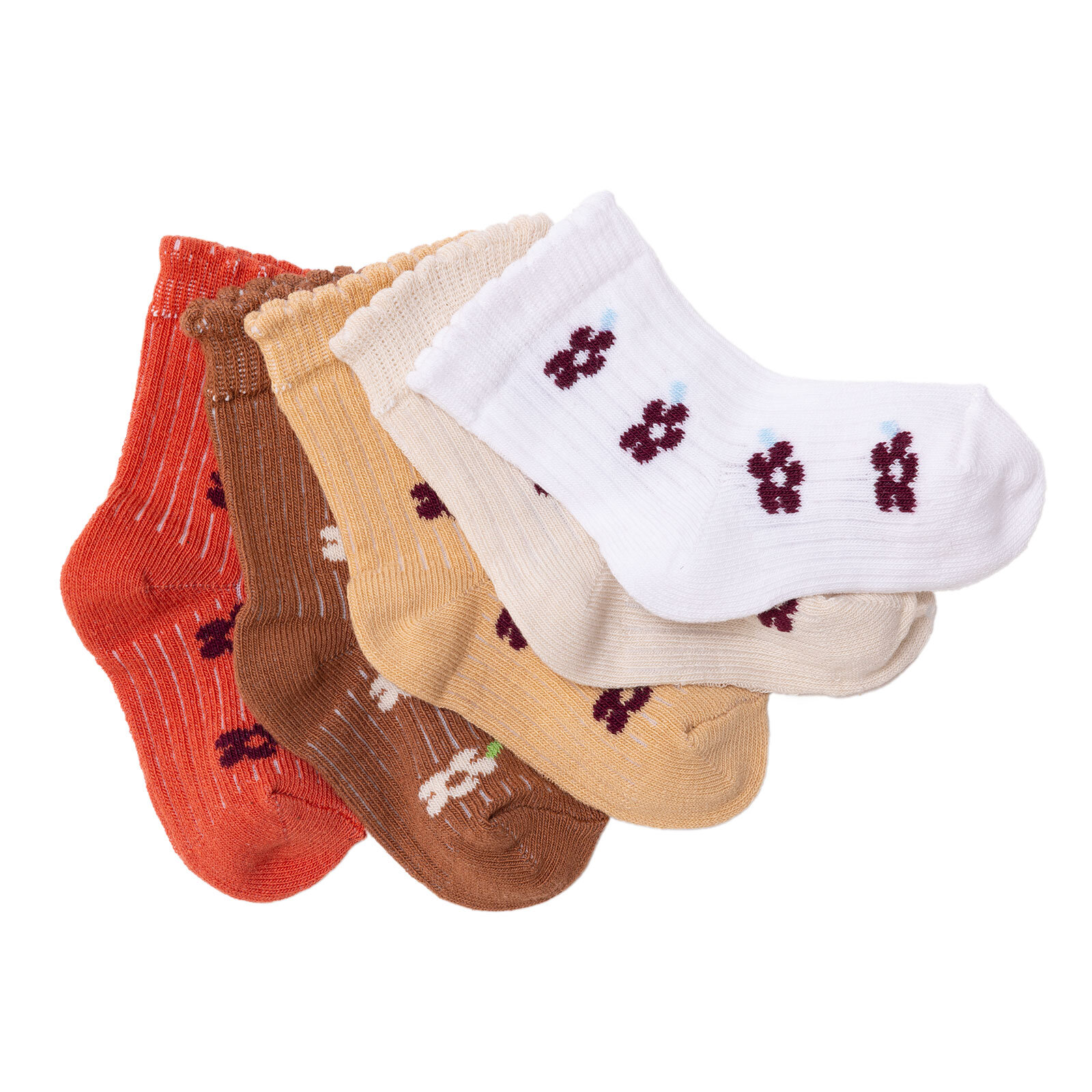 Kız Bebek 5'li Soket Çorap