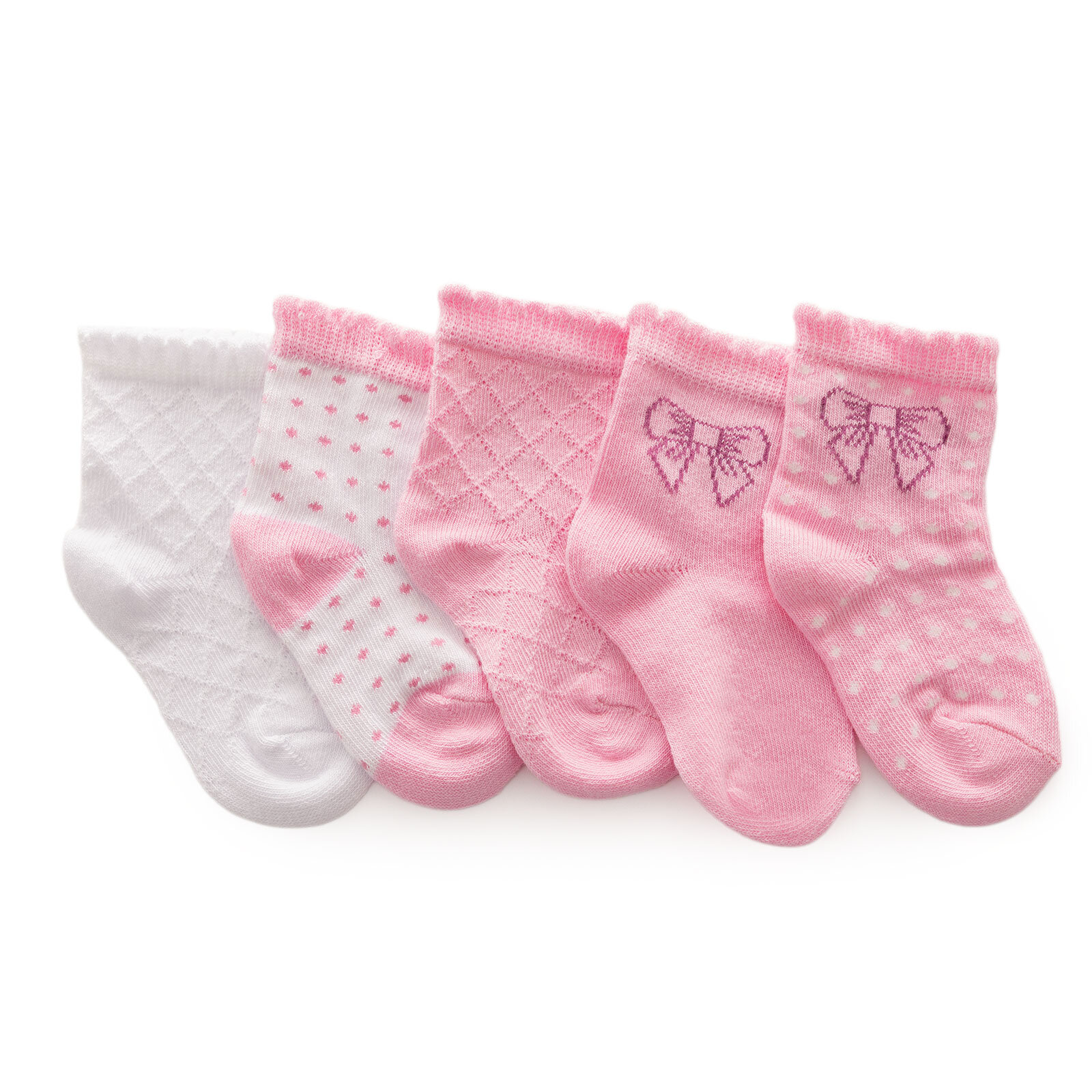 Kız Bebek 5'li Soket Çorap Kız Bebek 5'li Soket Çorap