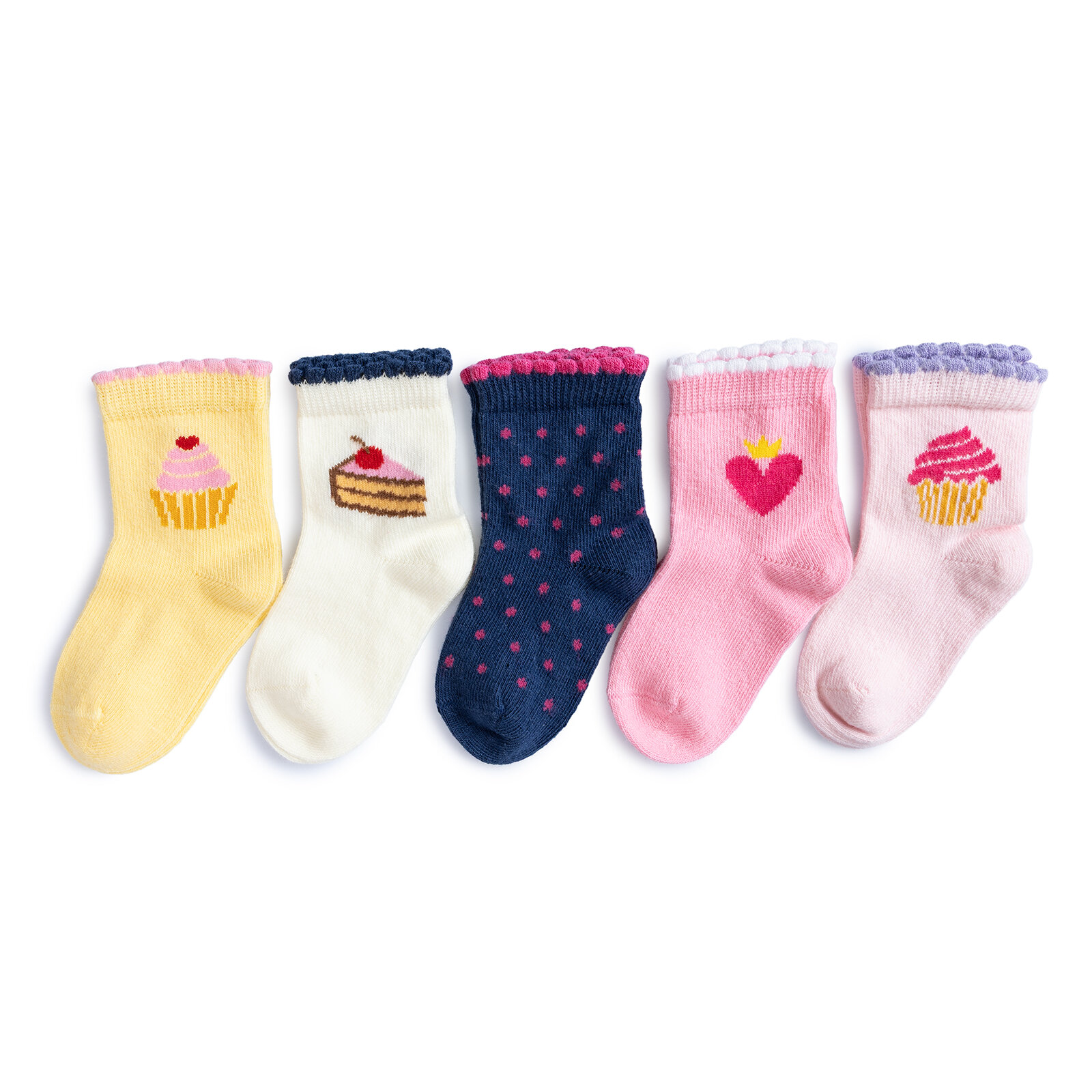 Kız Bebek 5'li Soket Çorap Kız Bebek 5'li Soket Çorap