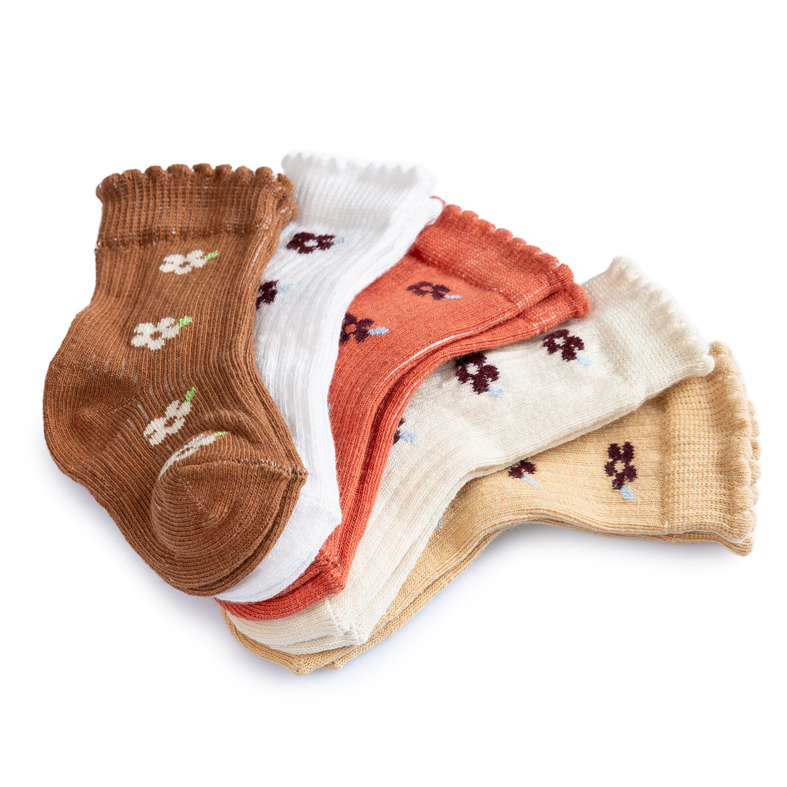 Kız Bebek 5'li Soket Çorap Kız Bebek 5'li Soket Çorap