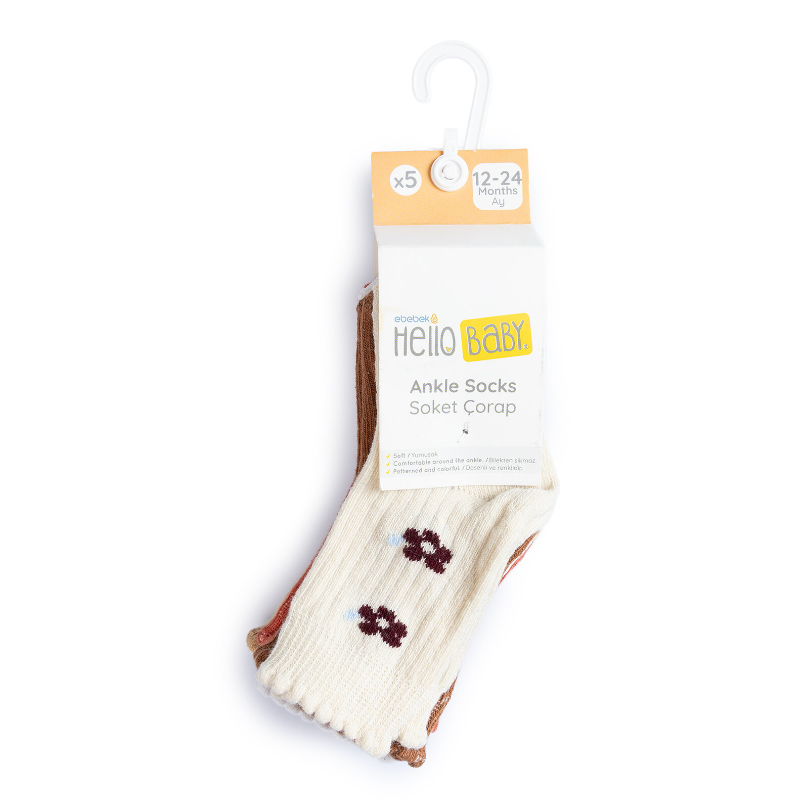 Kız Bebek 5'li Soket Çorap Kız Bebek 5'li Soket Çorap