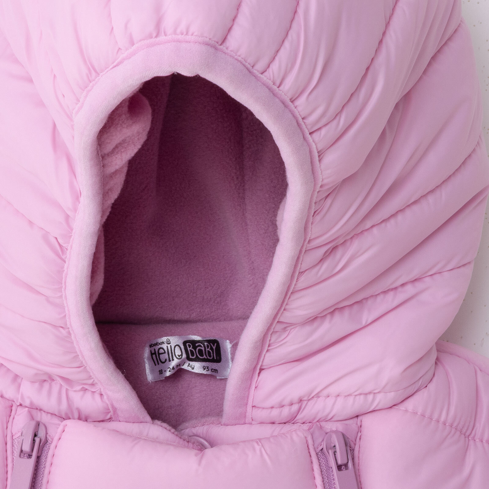 Kız Bebek Astronot Tulum Fermuarlı Bisiklet Yaka Uzun Kol Lastikli Paça Kız Bebek Astronot Tulum Fermuarlı Bisiklet Yaka Uzun Kol Lastikli Paça