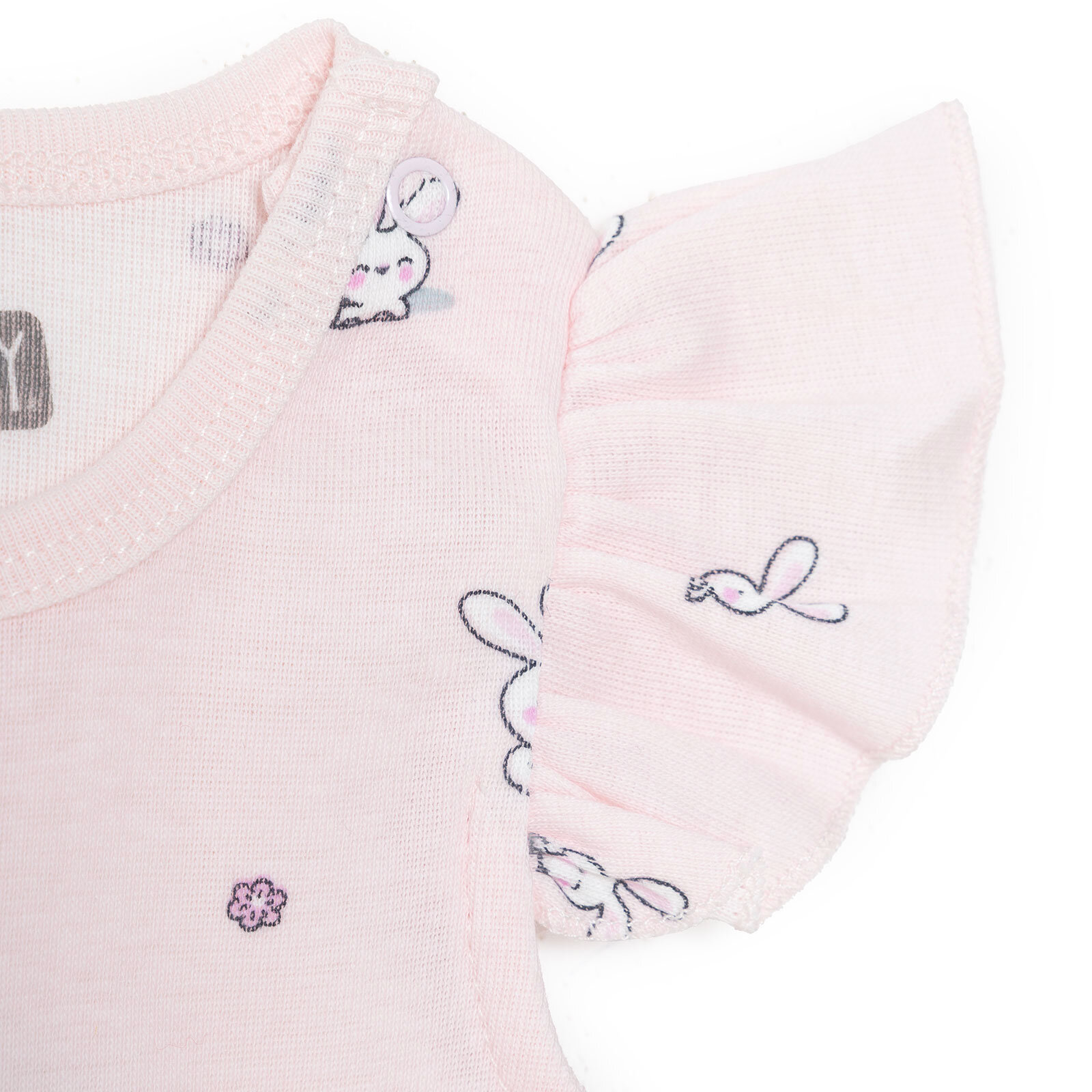 Kız Bebek Atlet Body Bisiklet Yaka Atlet Kol