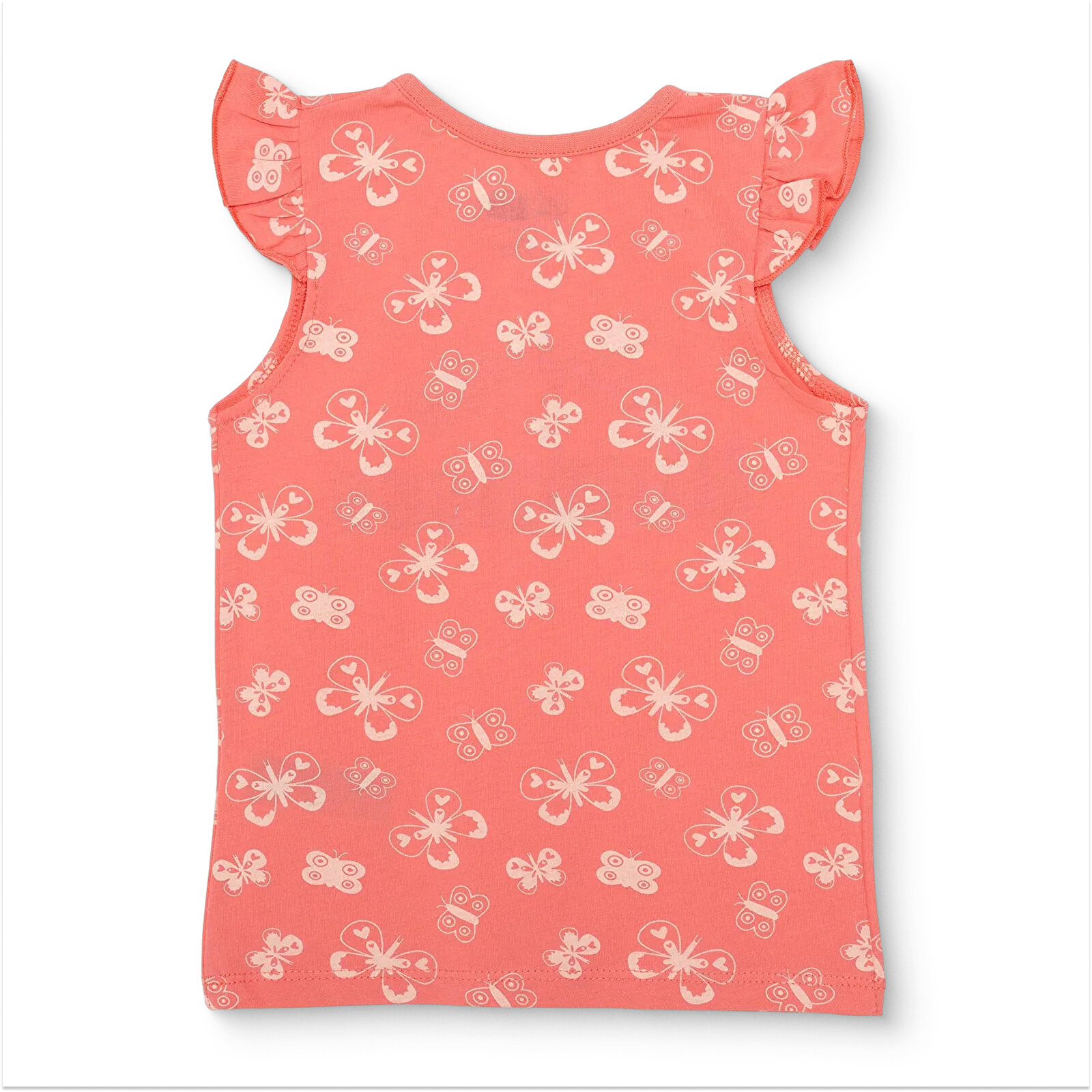 Kız Bebek Atlet Tshirt Süprem Bisiklet Yaka Atlet Kol