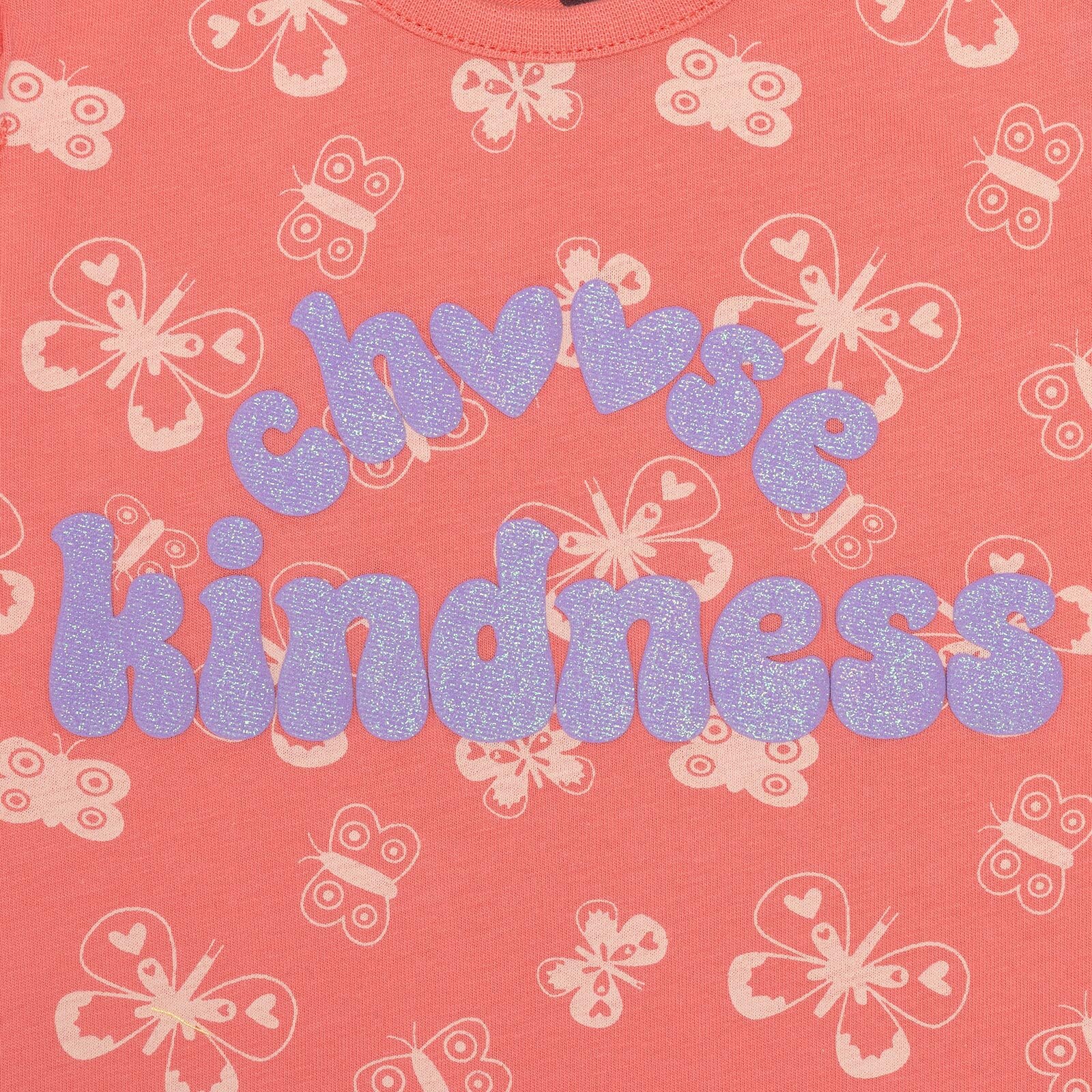 Kız Bebek Atlet Tshirt Süprem Bisiklet Yaka Atlet Kol