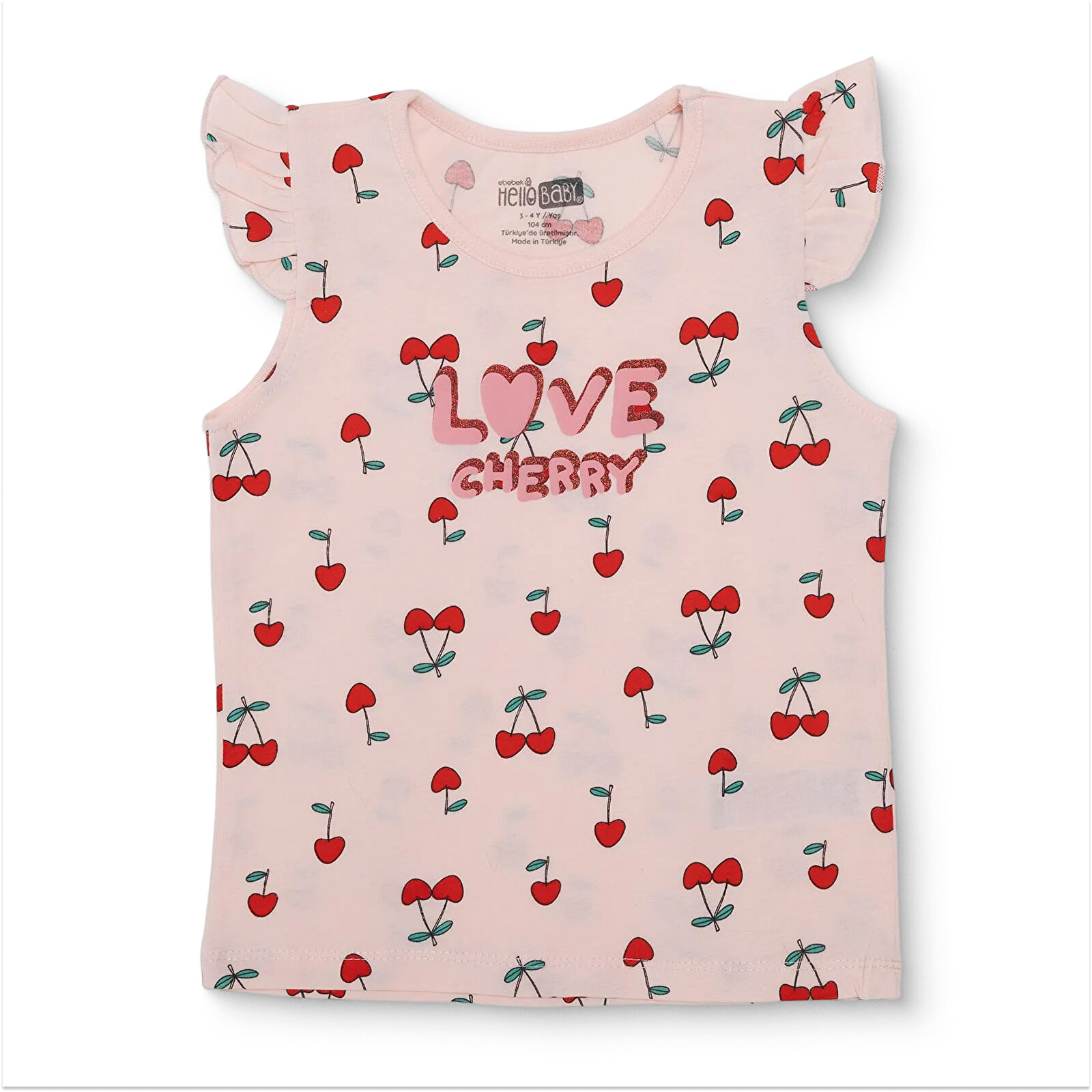 Kız Bebek Atlet Tshirt Süprem Bisiklet Yaka Atlet Kol Kız Bebek Atlet Tshirt Süprem Bisiklet Yaka Atlet Kol