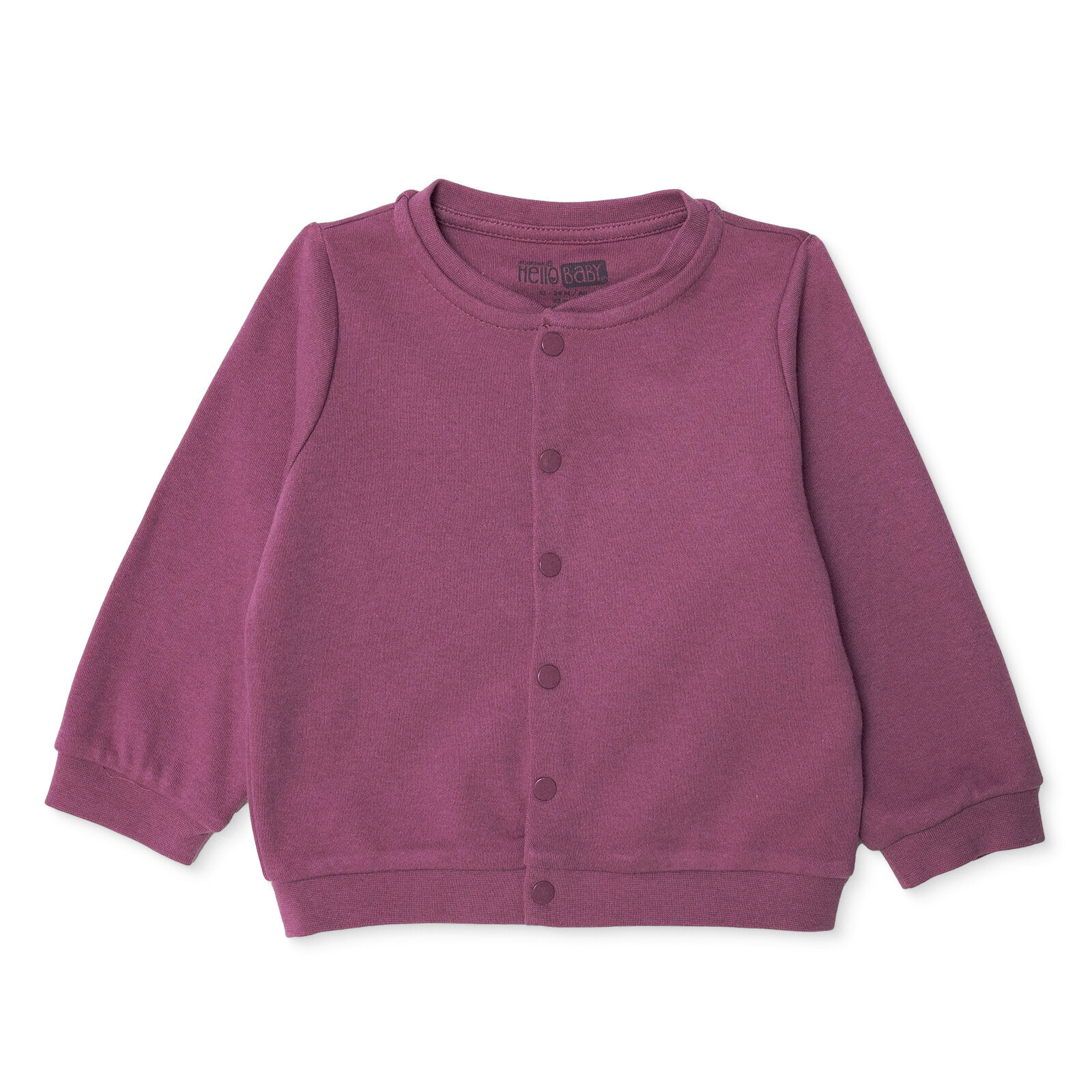 Kız Bebek Basic Hırka İnterlok Bisiklet Yaka Uzun Kol