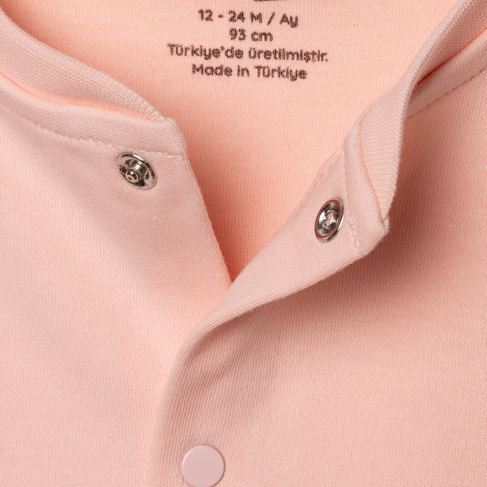 Kız Bebek Basic Hırka İnterlok Bisiklet Yaka Uzun Kol