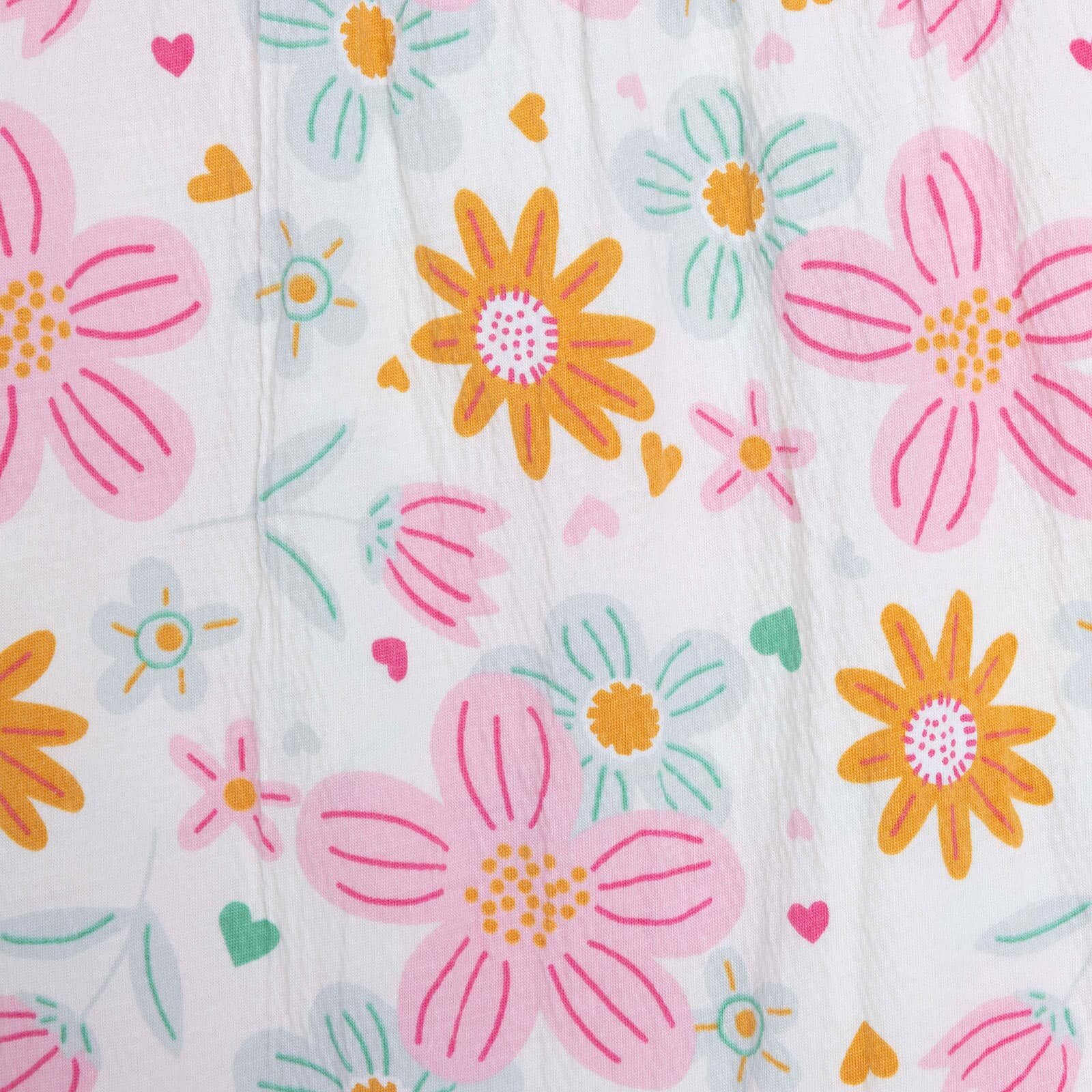 Kız Bebek Basic Kısa Tulum Bisiklet Yaka Atlet Kol Lastikli Paça