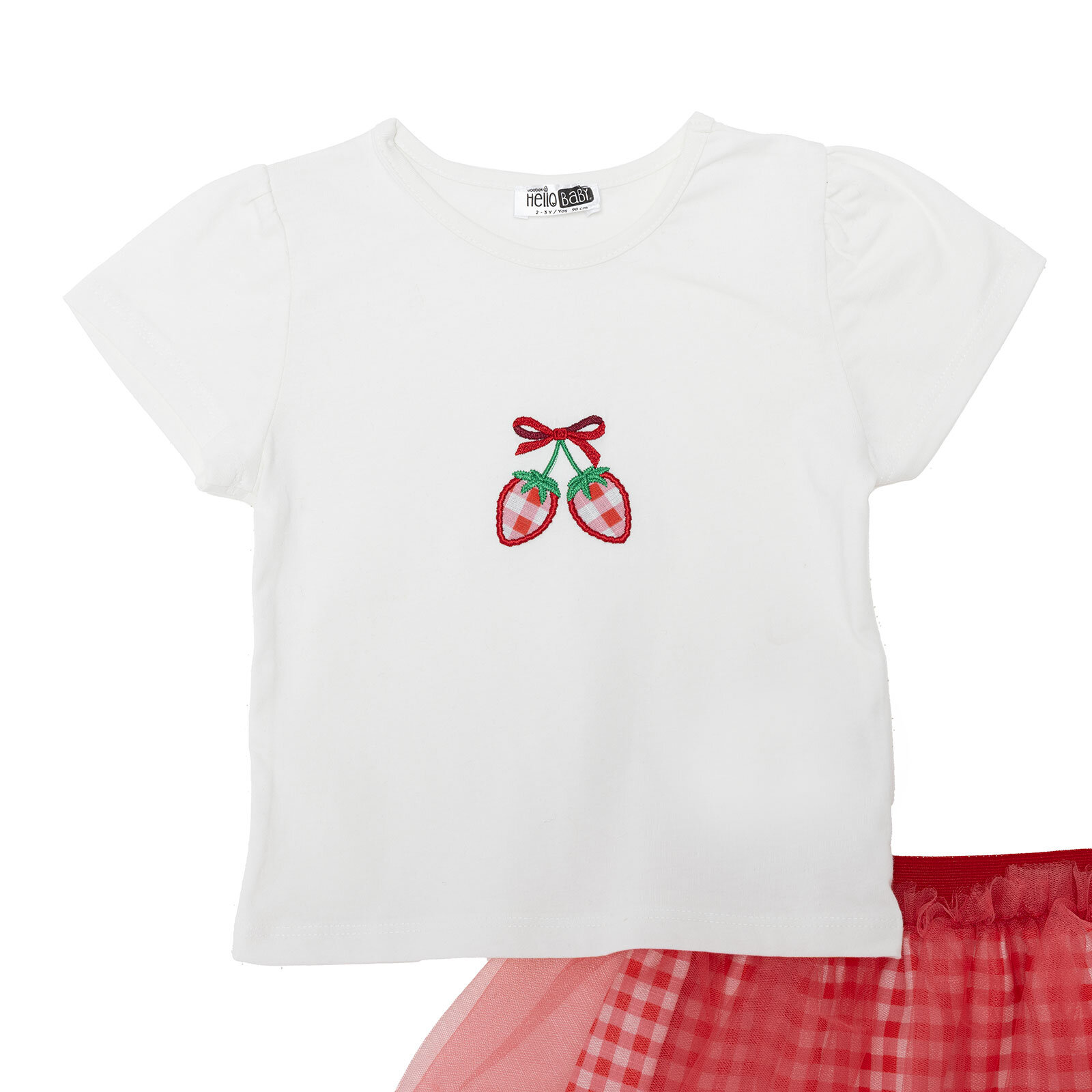 Kız Bebek Berry Belle Bluz-Etek Süprem Bisiklet Yaka Kısa Kol Kız Bebek Berry Belle Bluz-Etek Süprem Bisiklet Yaka Kısa Kol