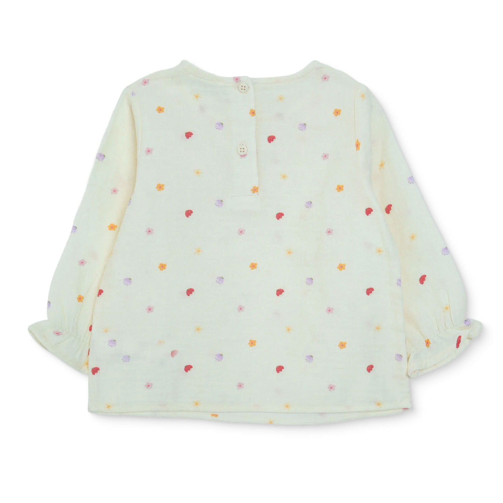 Kız Bebek Bluz Müslin Gömlek Yaka Uzun Kol Kız Bebek Bluz Müslin Gömlek Yaka Uzun Kol