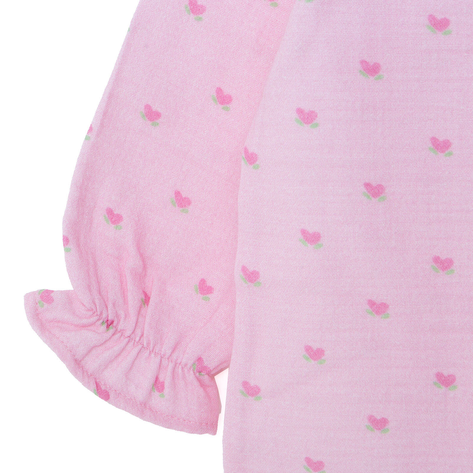 Kız Bebek Bluz Müslin Gömlek Yaka Uzun Kol