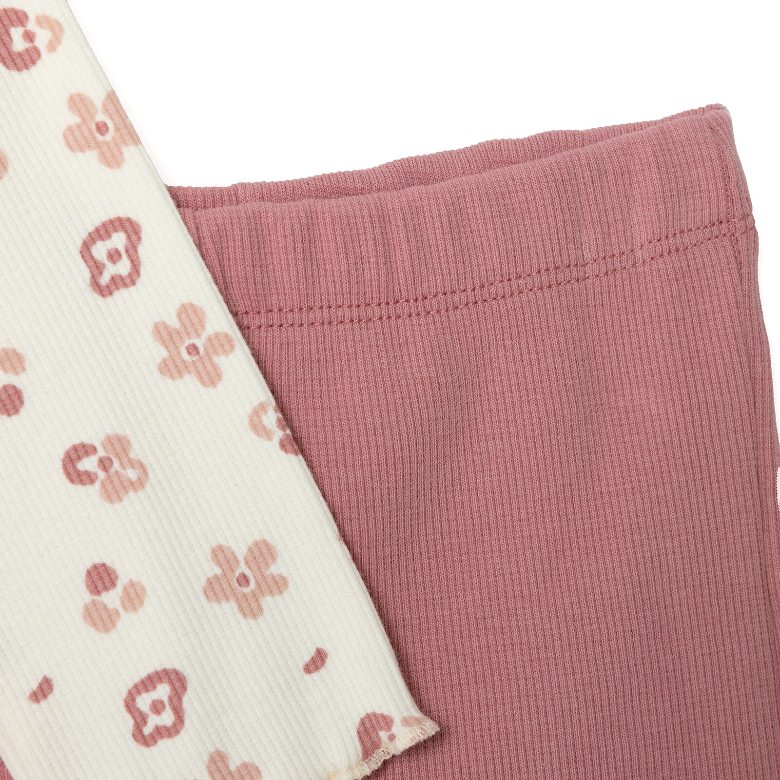 Kız Bebek Bluz-Tayt Kaşkorse Bisiklet Yaka Uzun Kol Reçme Paça