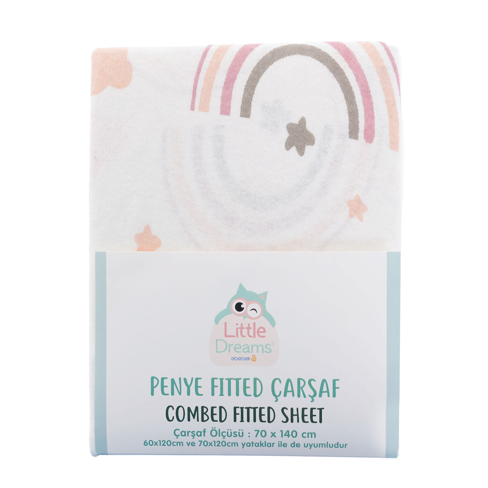Kız Bebek Çarşaf Poplin 70 x 140cm
