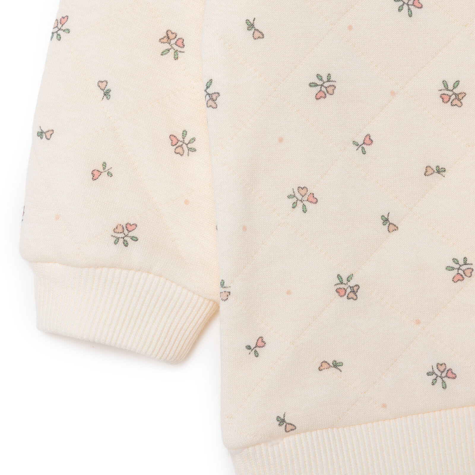 Kız Bebek Cutie Bluz-Pantolon Kapitone Örme Bebe Yaka Uzun Kol Lastikli Paça