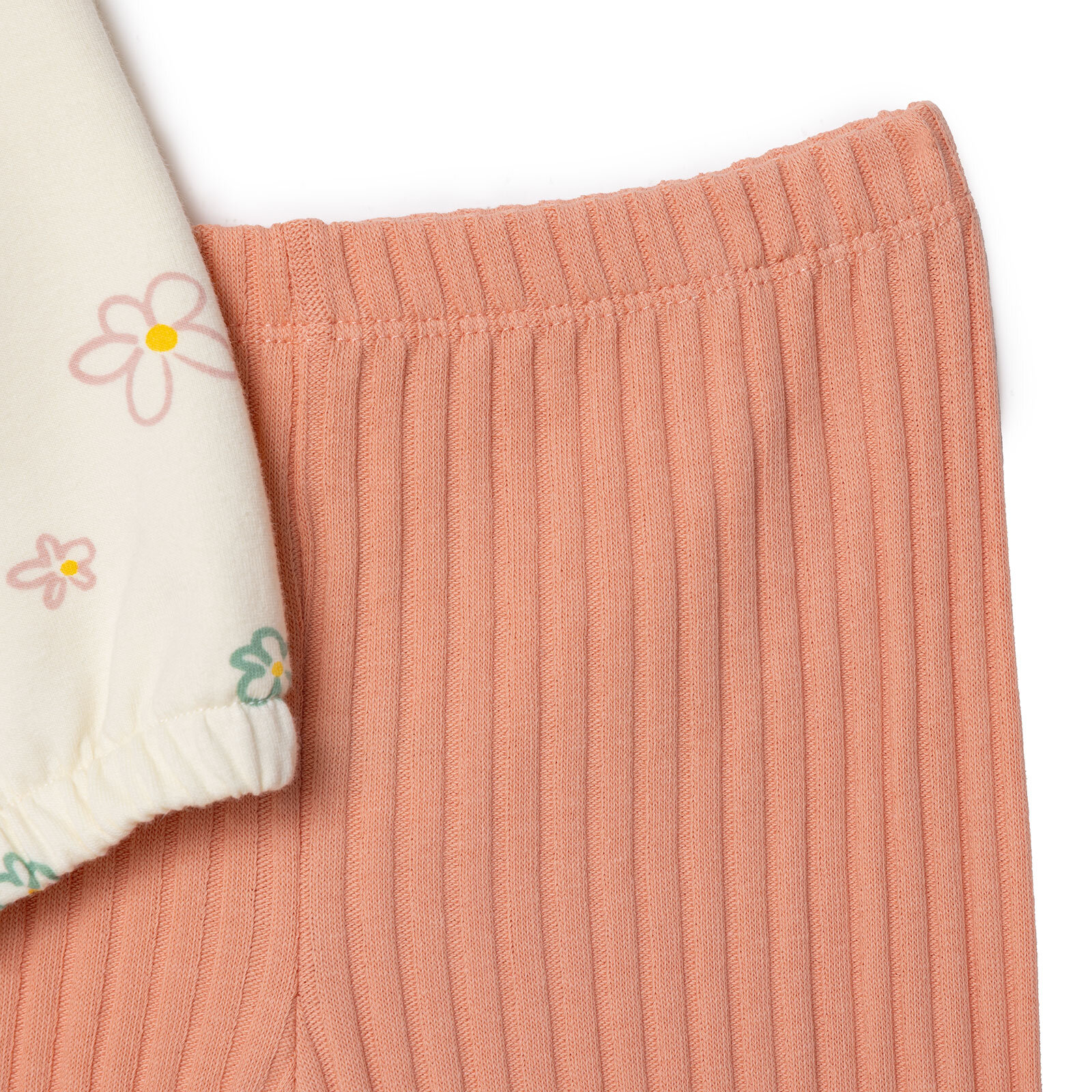 Kız Bebek Cutie Bluz-Tayt İki İplik Bebe Yaka Uzun Kol Ribanalı Paça